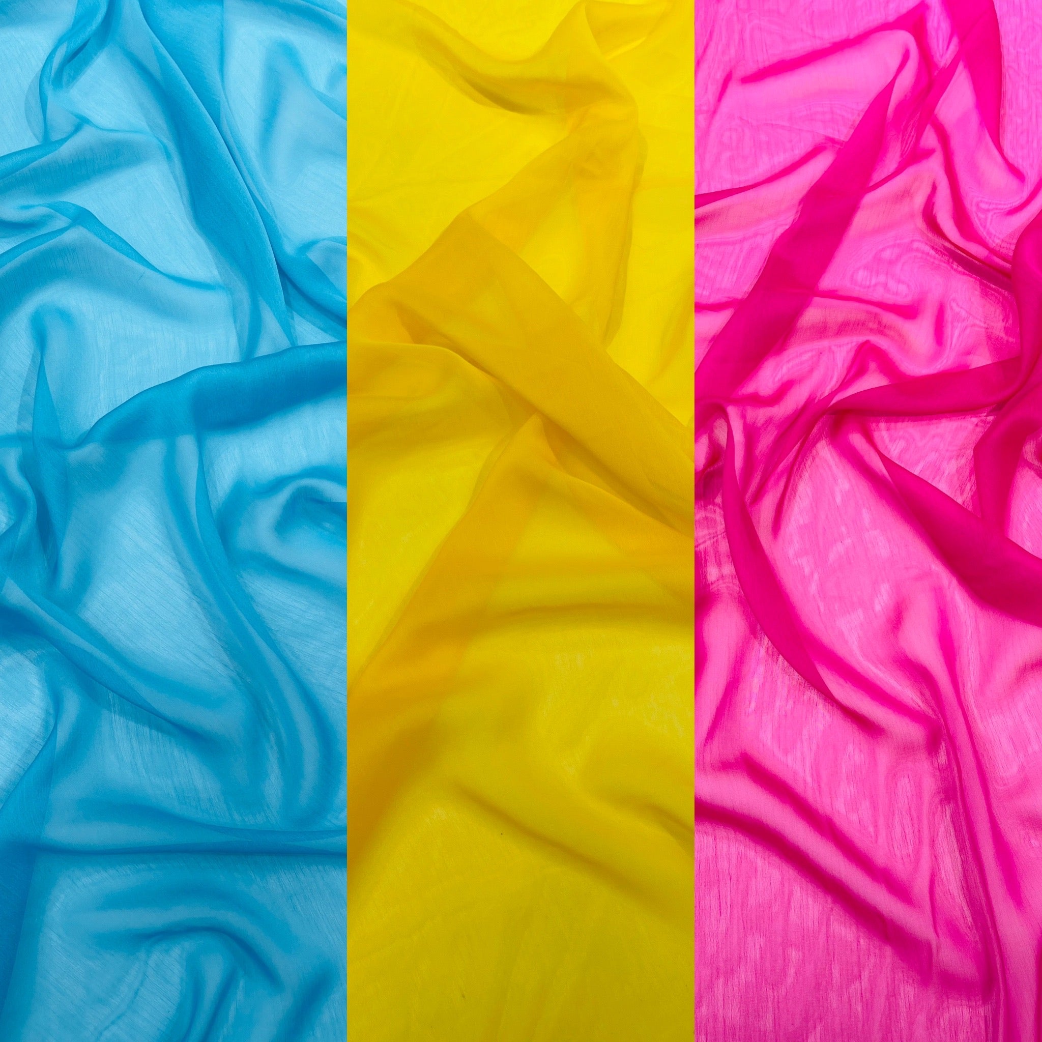 Chiffon Two Tone Sheer Fabric, by The Yard.