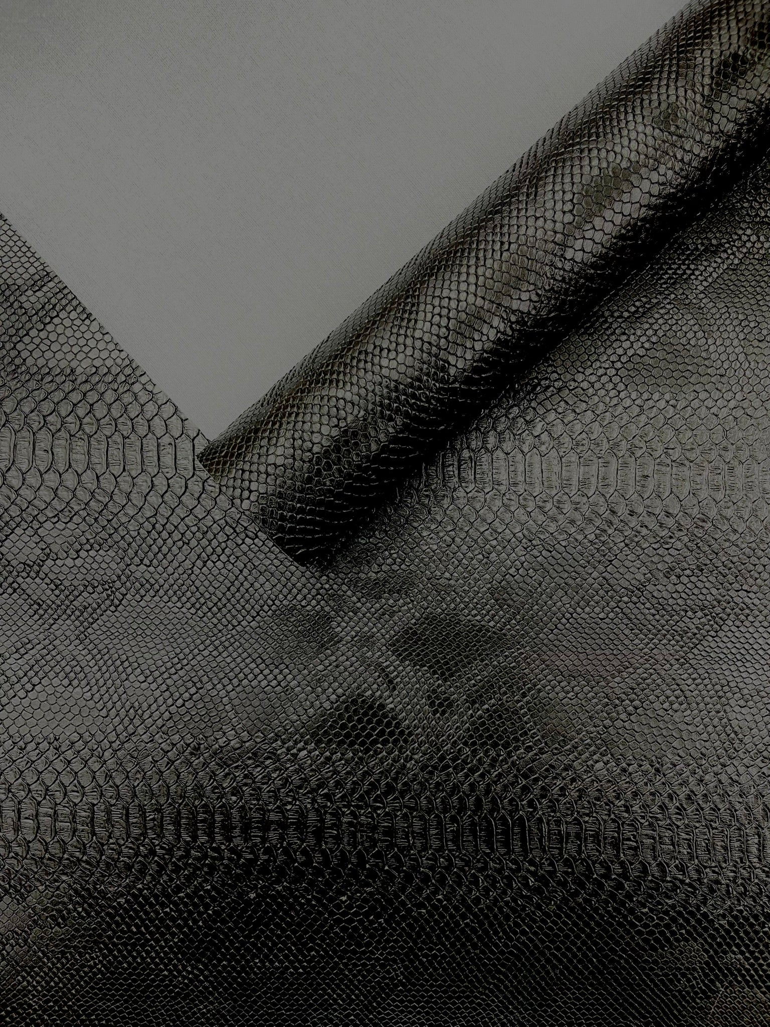 Viper Snake Skin Texture Faux Leather Fabric| 54" Wide| Upholstery| Bags.