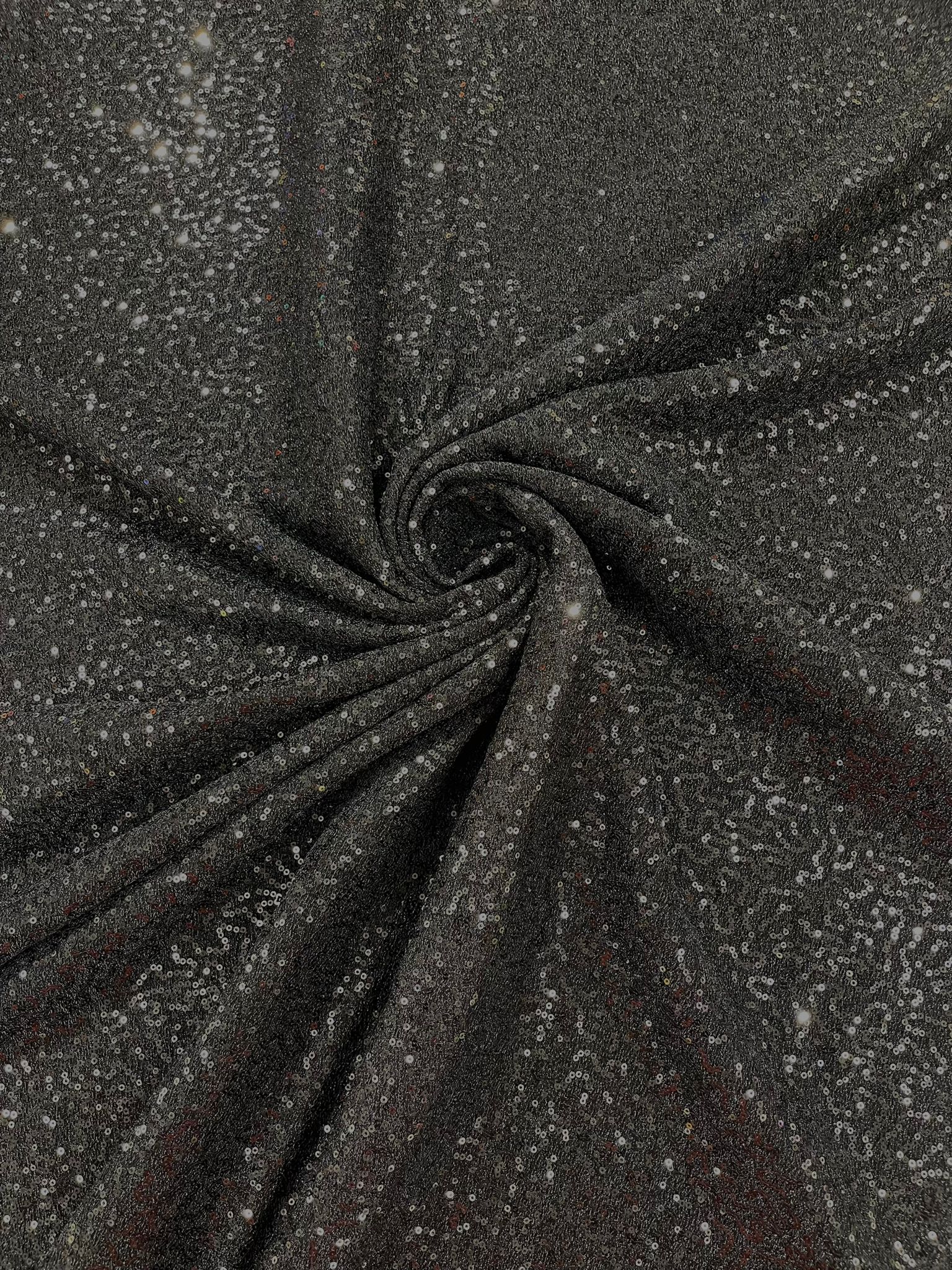 METALLIC TINSEL STRETCH LUREX SEQUIN FABRIC.
