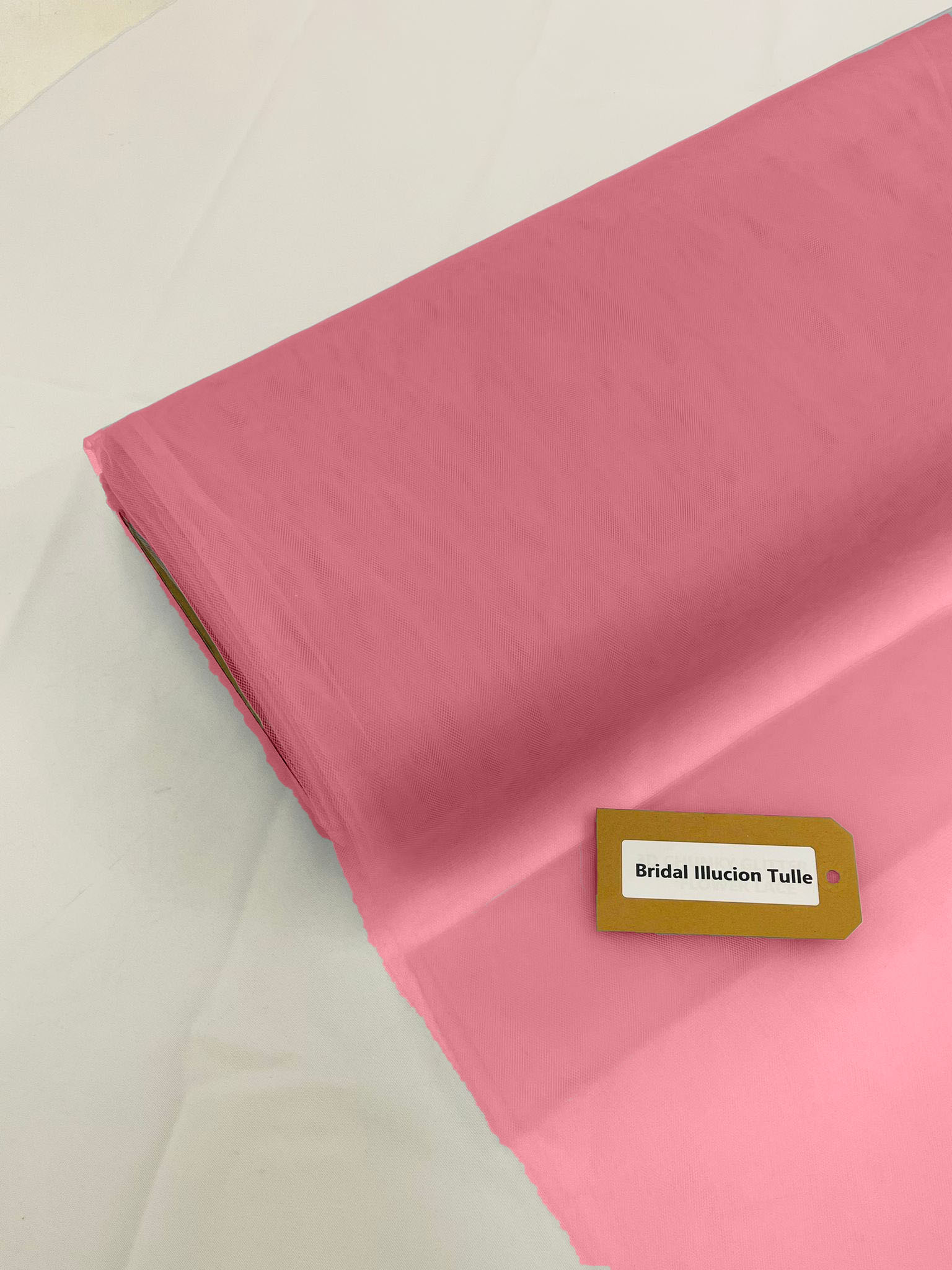 Rose Mauve - Bridal Illusion Tulle 108"Wide Polyester Premium Tulle Fabric Bolt, By The Roll.