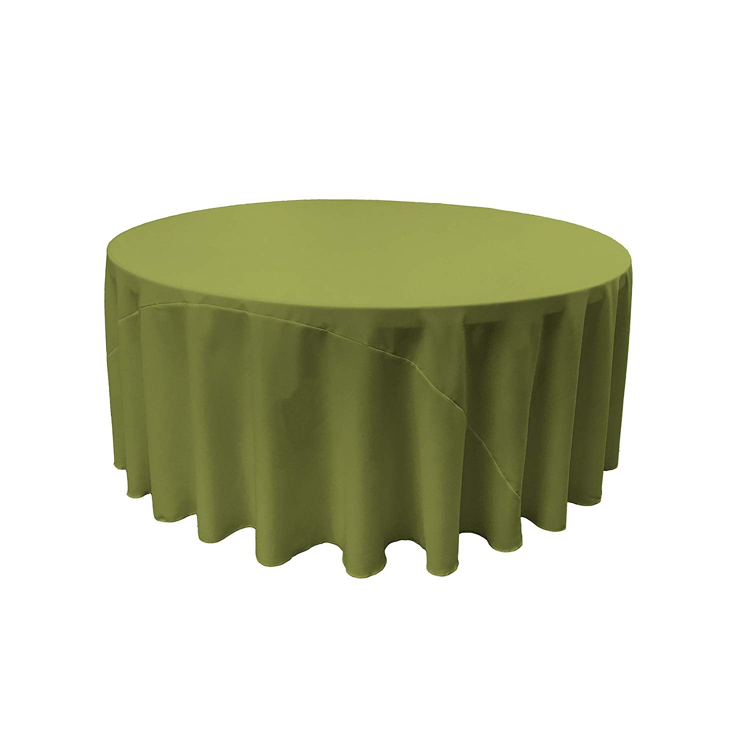 132" Round Tablecloth With Seams Polyester Poplin / Party Supply / Choose Size Below.