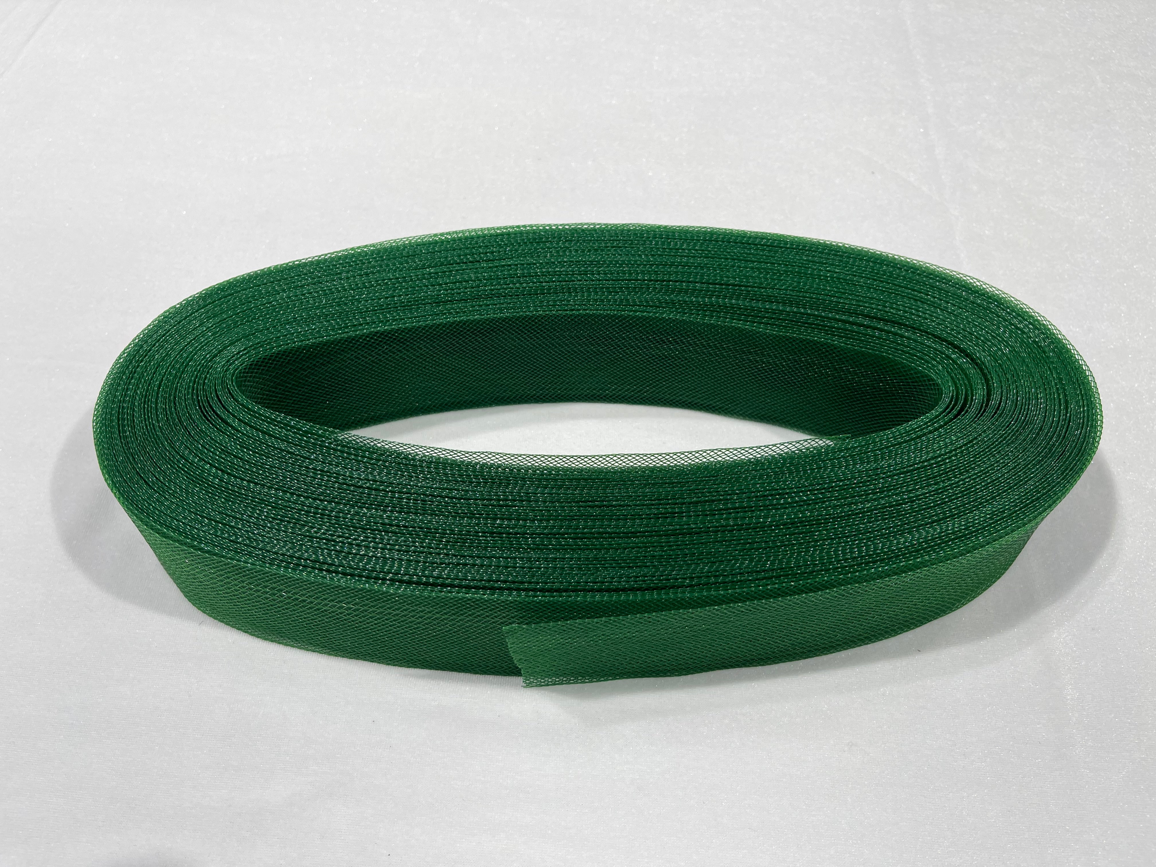 Hunter Green Crinoline horsehair braid trim 2 inch -sold by the yard.