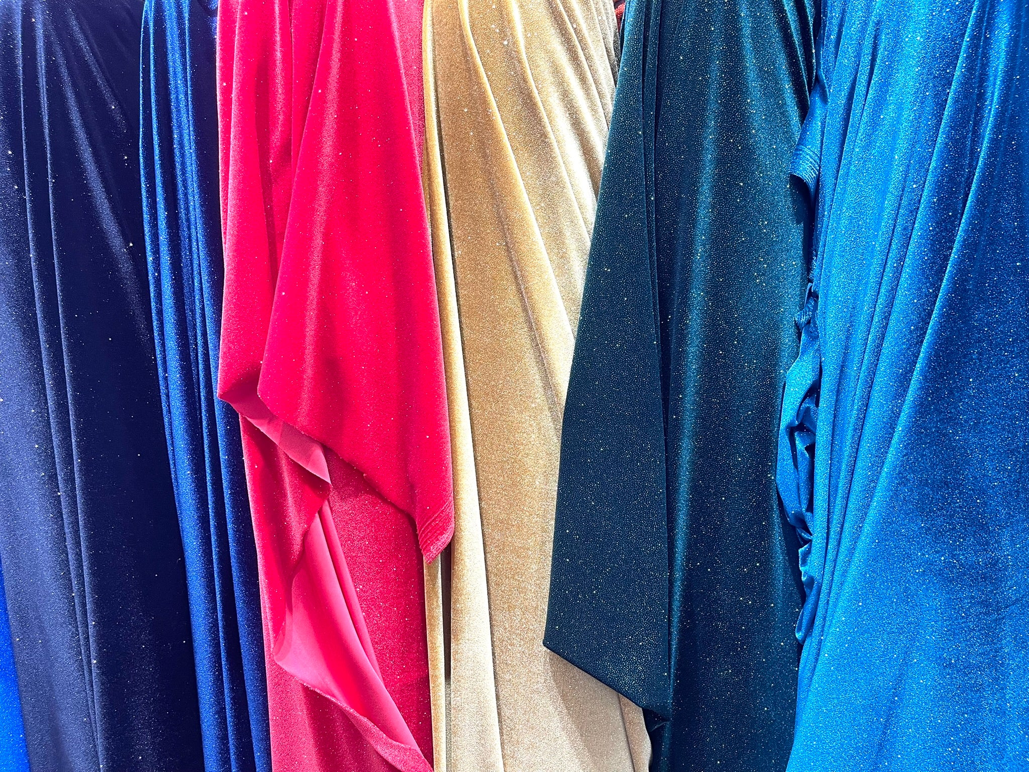 Glitter Stretch Velvet 58" Wide | VIP textiles