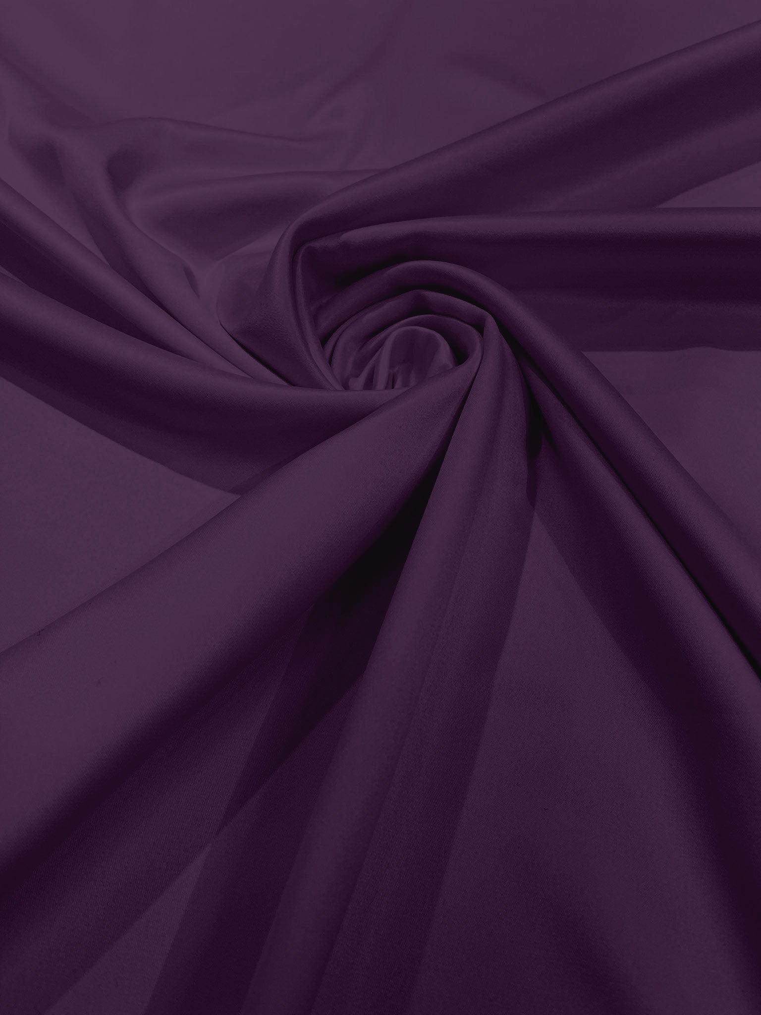 NEW 95% Percent Polyester 5% Spandex, 58 Inches Wide Matte Stretch L'Amour Satin Fabric, Sold By The Yard.