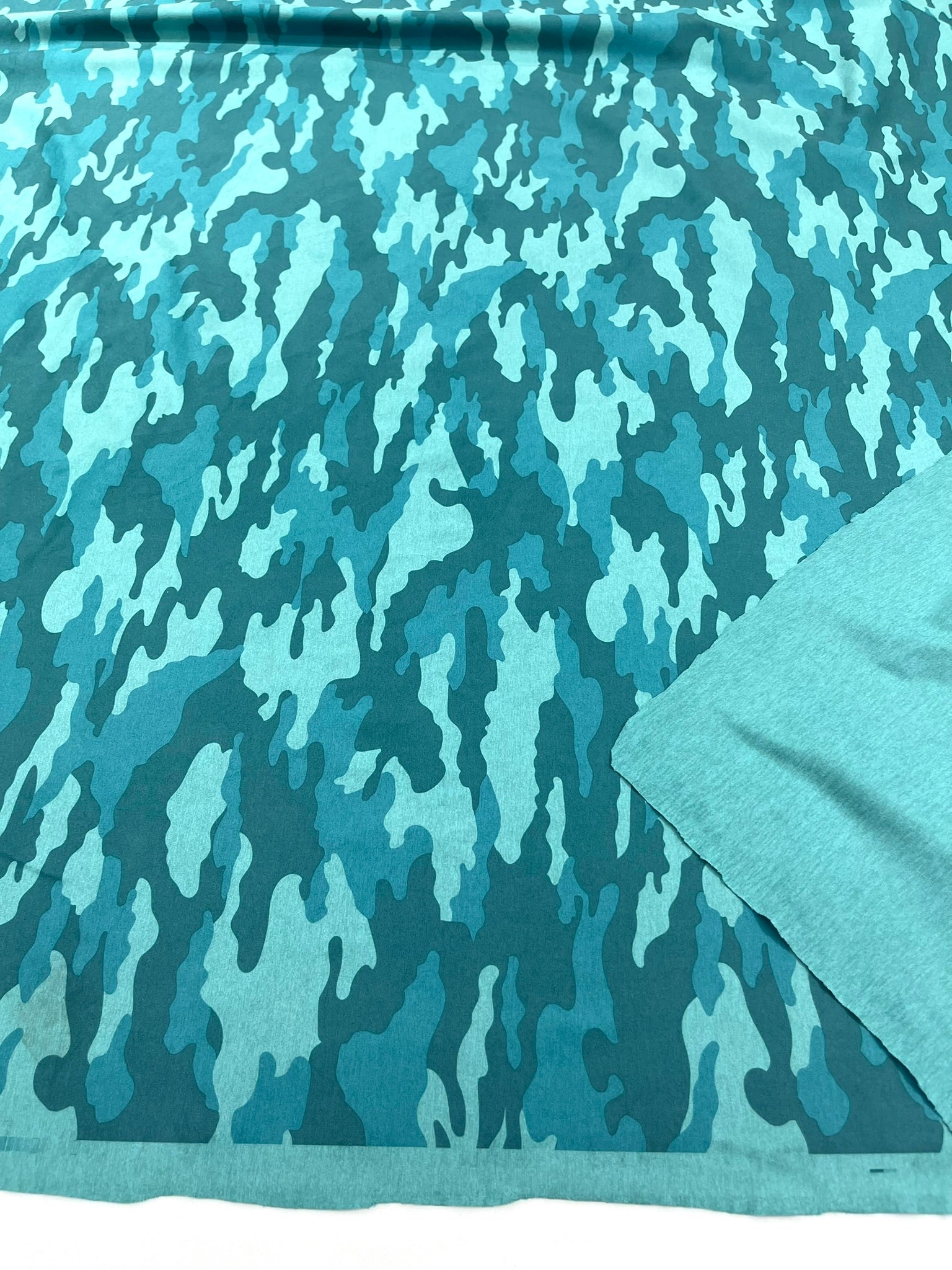 Heather Gray Camouflage Polyester Spandex 58" Wide/Sold By The Yard.