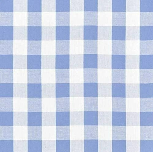 Gingham 1 Inch Checkered Poly Cotton 58" Wide | VIP textiles Inc.