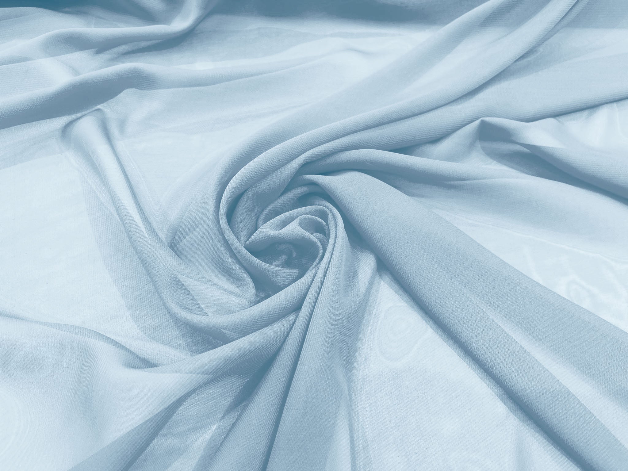 58/60" Wide 100% Polyester Soft Light Weight, Sheer, See Through Chiffon Fabric Sold By The Yard.