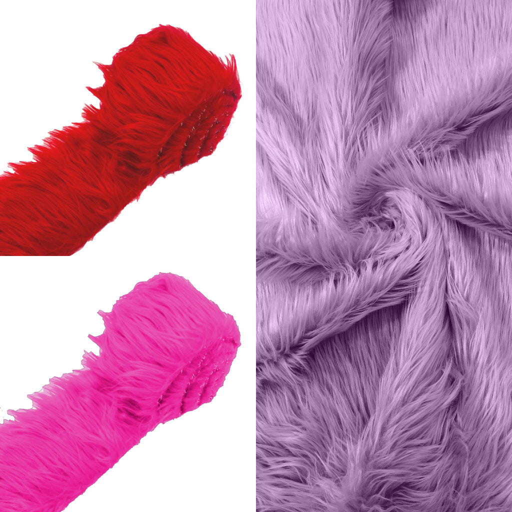 Long Pail Soft Faux Fur Fabric STRIP for Fur suit.