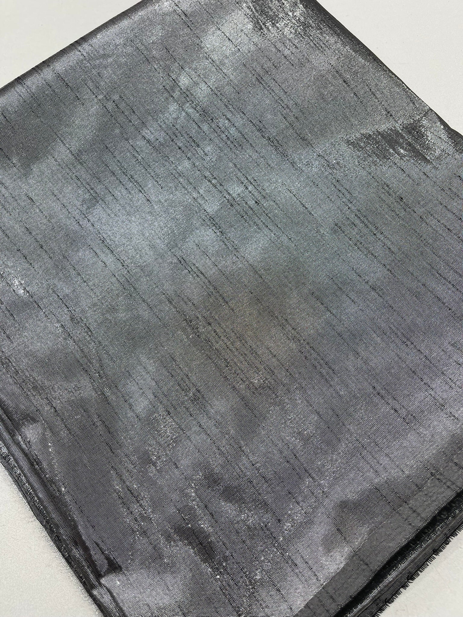 Metallic Polyester Dupioni Faux Silk Fabric | 55" Wide Wedding, Home Decor.