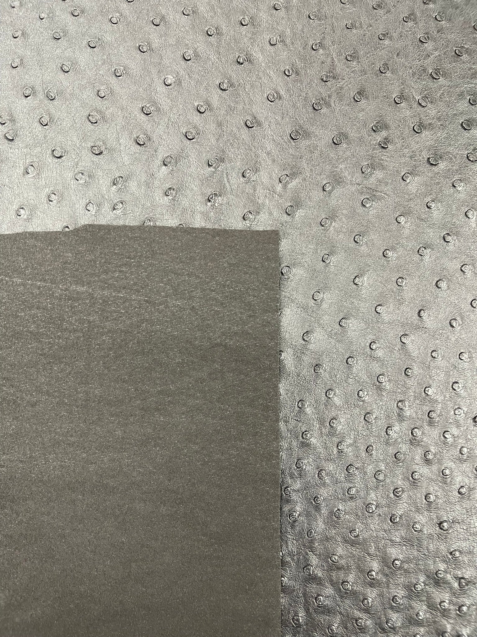 Classic Ostrich Upholstery Vinyl Fabric / Faux Leather Accessories Crafting Apparel Upholstery Vinyl Fabric 54" Wide.