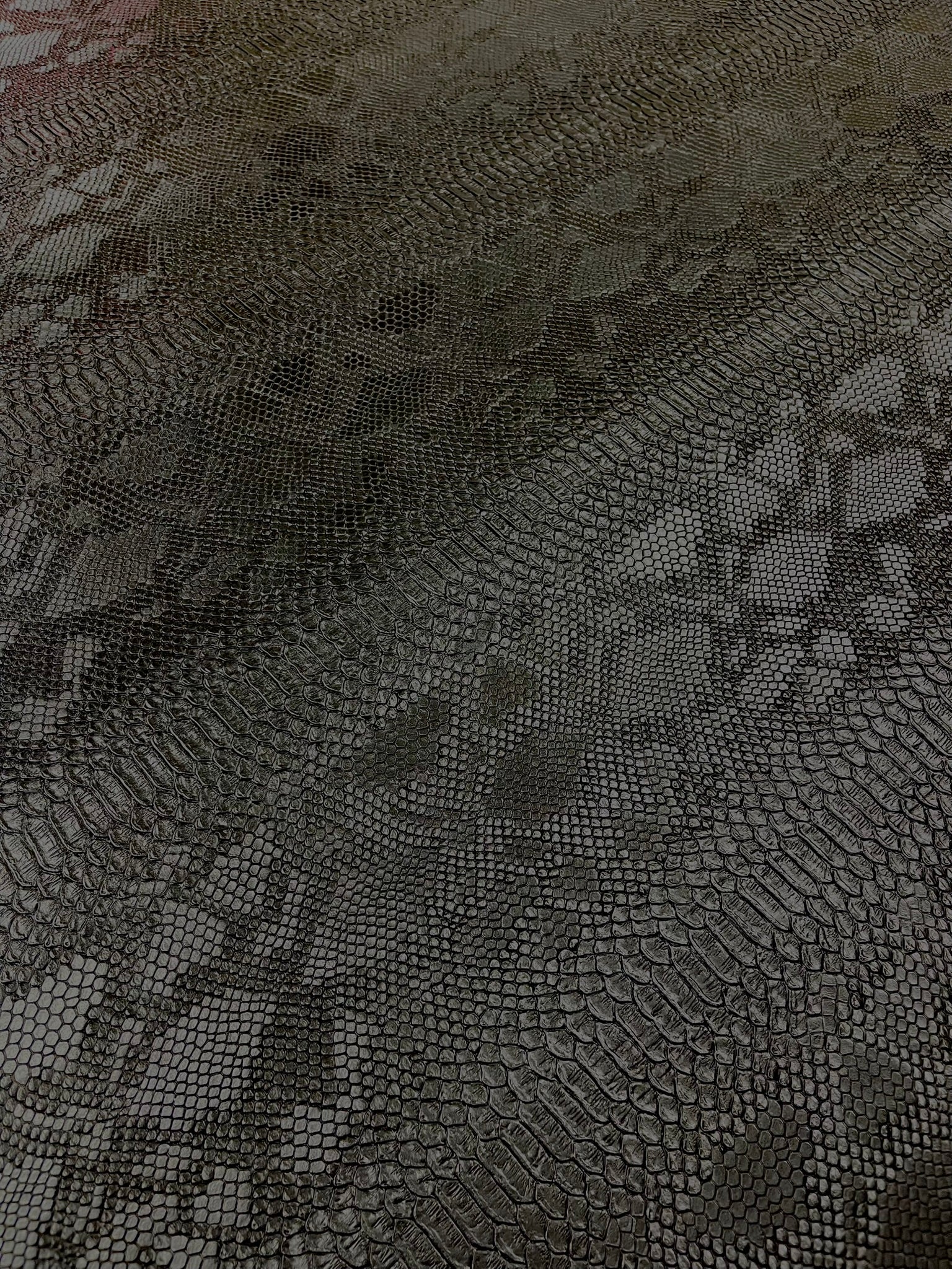 Viper Snake Skin Texture Faux Leather Fabric| 54" Wide| Upholstery| Bags.