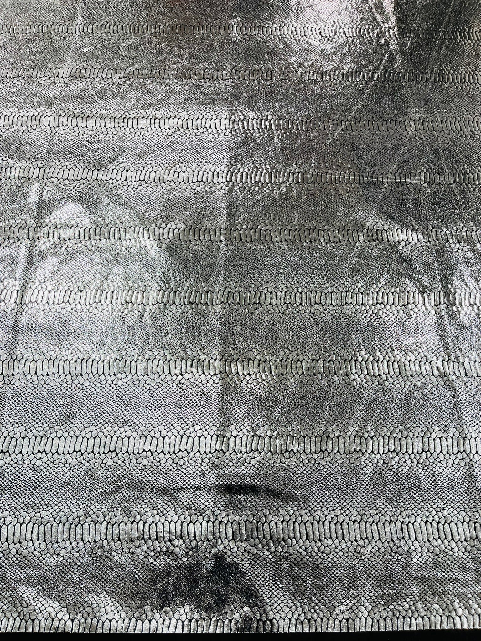 Illusion Foil Mamba Snake Design Stretch Velvet Fabric 58" Wide| Costume.