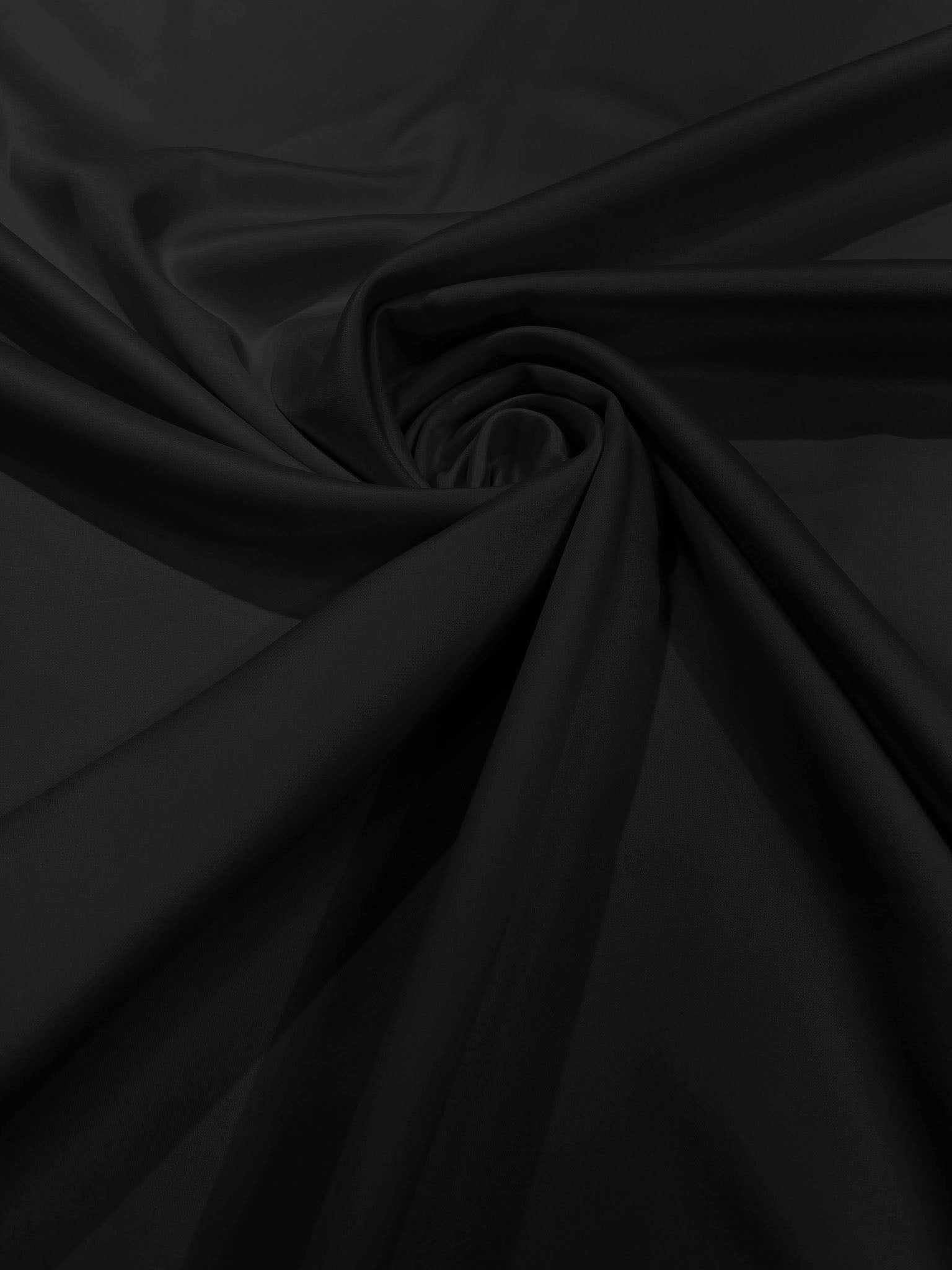 NEW 95% Percent Polyester 5% Spandex, 58 Inches Wide Matte Stretch L'Amour Satin Fabric, Sold By The Yard.