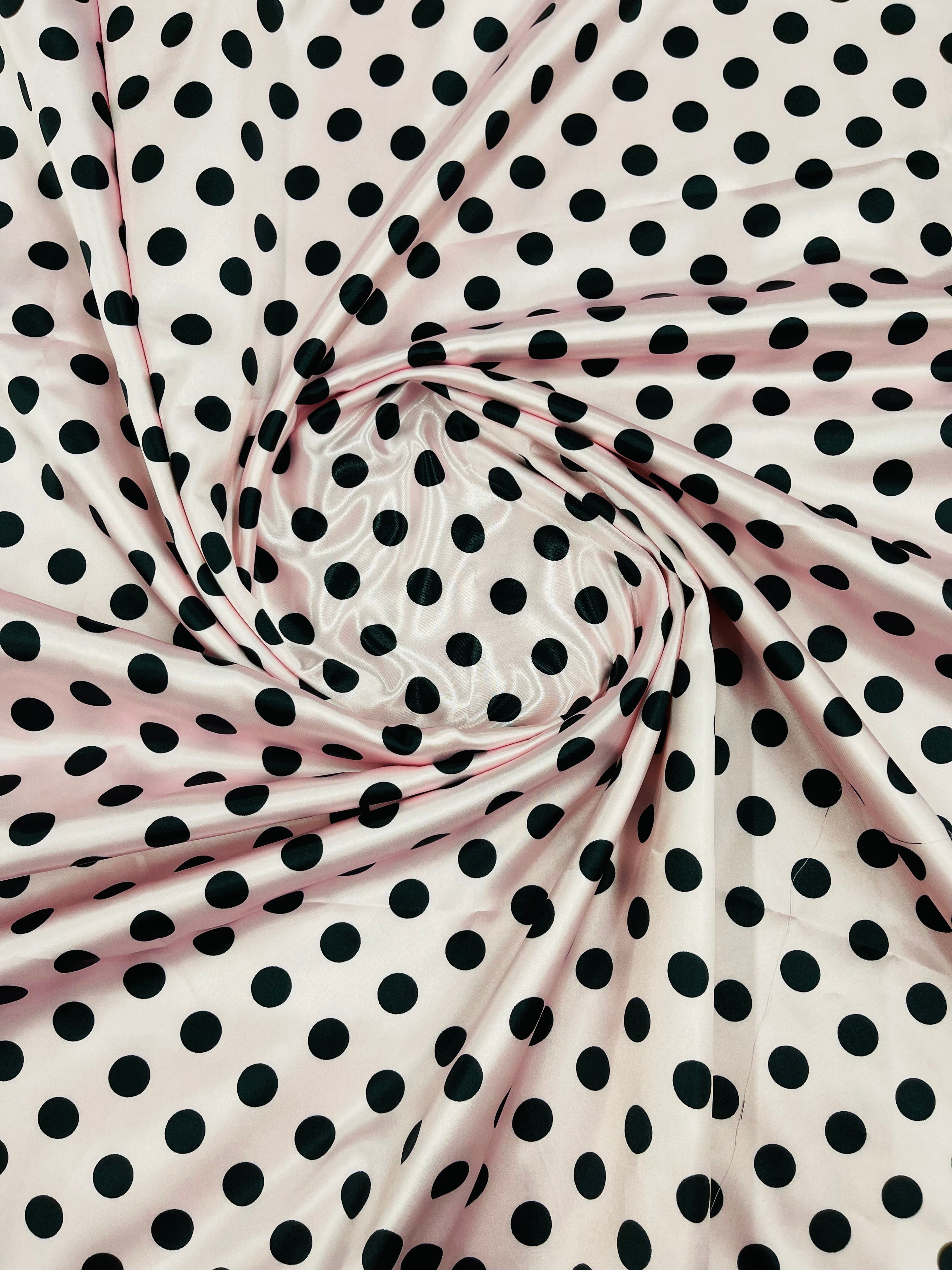 POLKA DOT SATIN (by the yard)