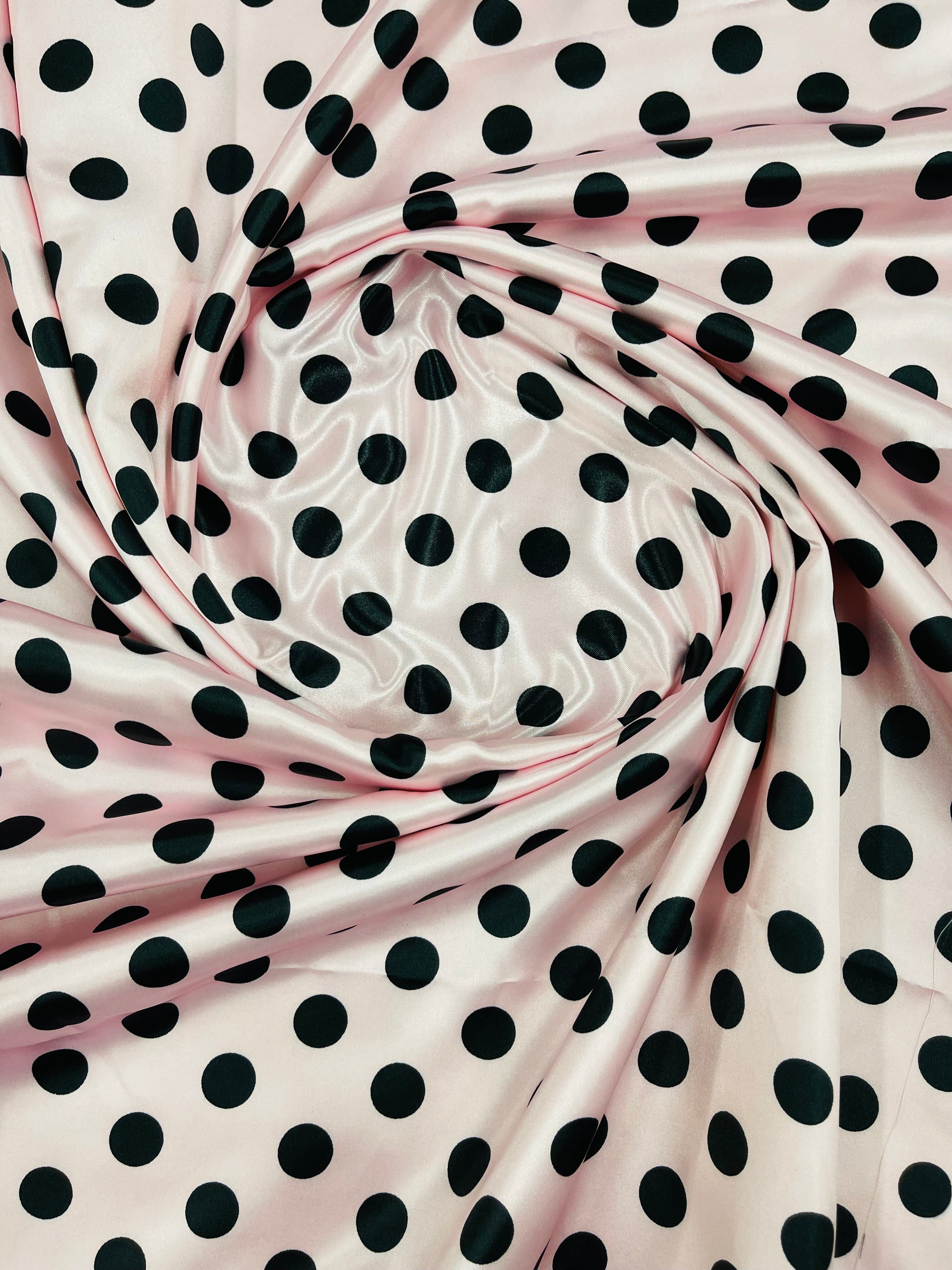 POLKA DOT SATIN (by the yard)