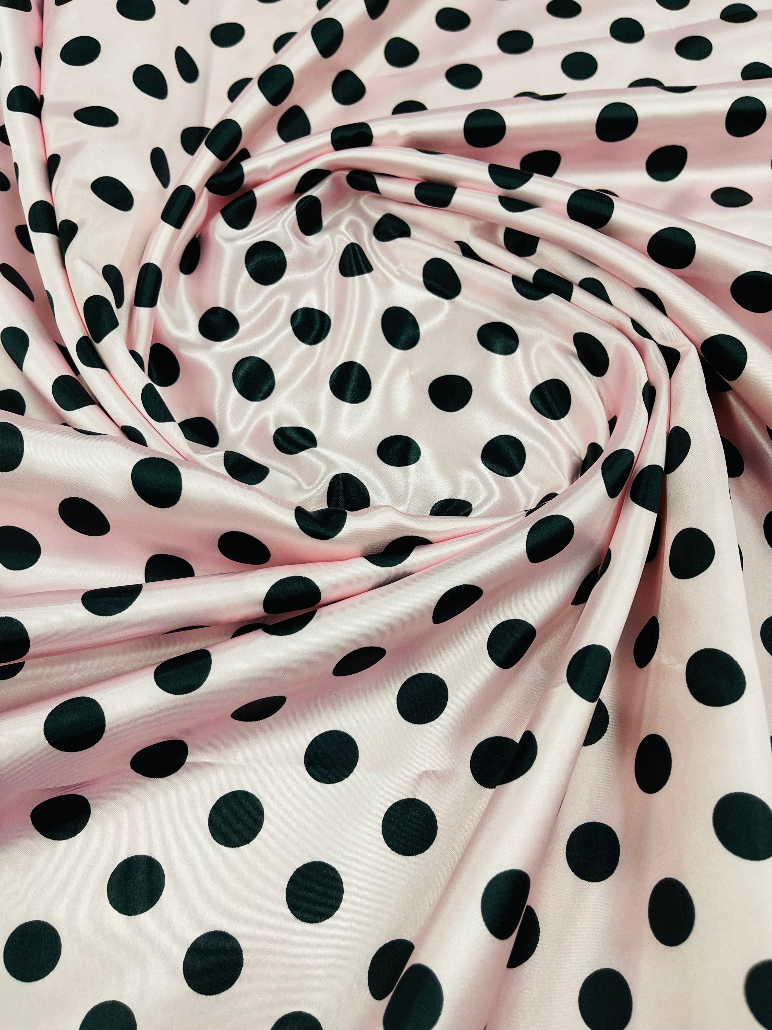 POLKA DOT SATIN (by the yard)