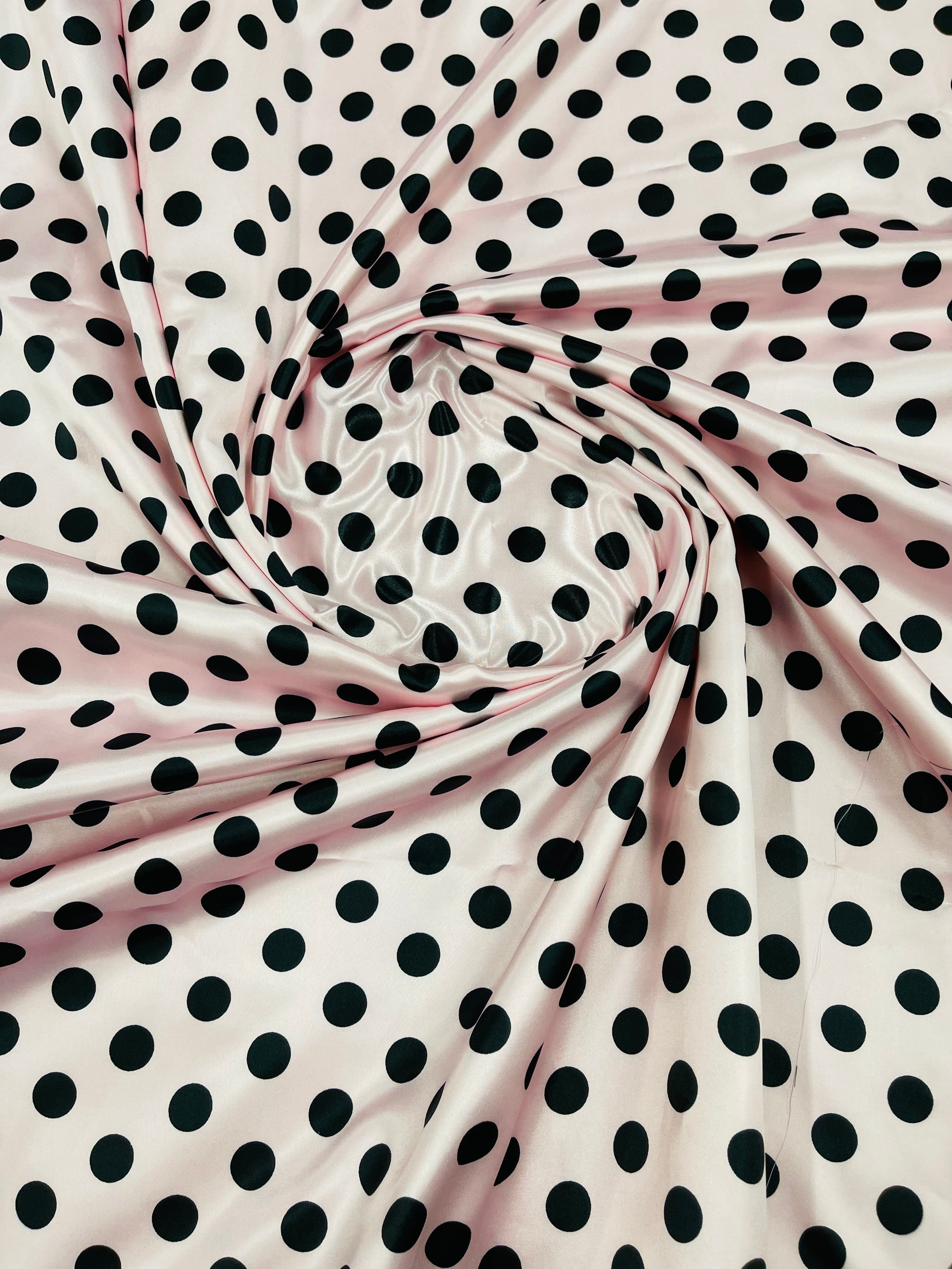 POLKA DOT SATIN (by the yard)