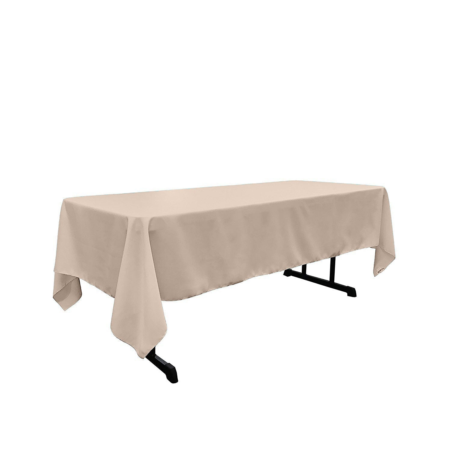 60" X 132" Rectangular Tablecloth Polyester Poplin / Party Supply / Choose Size Below.