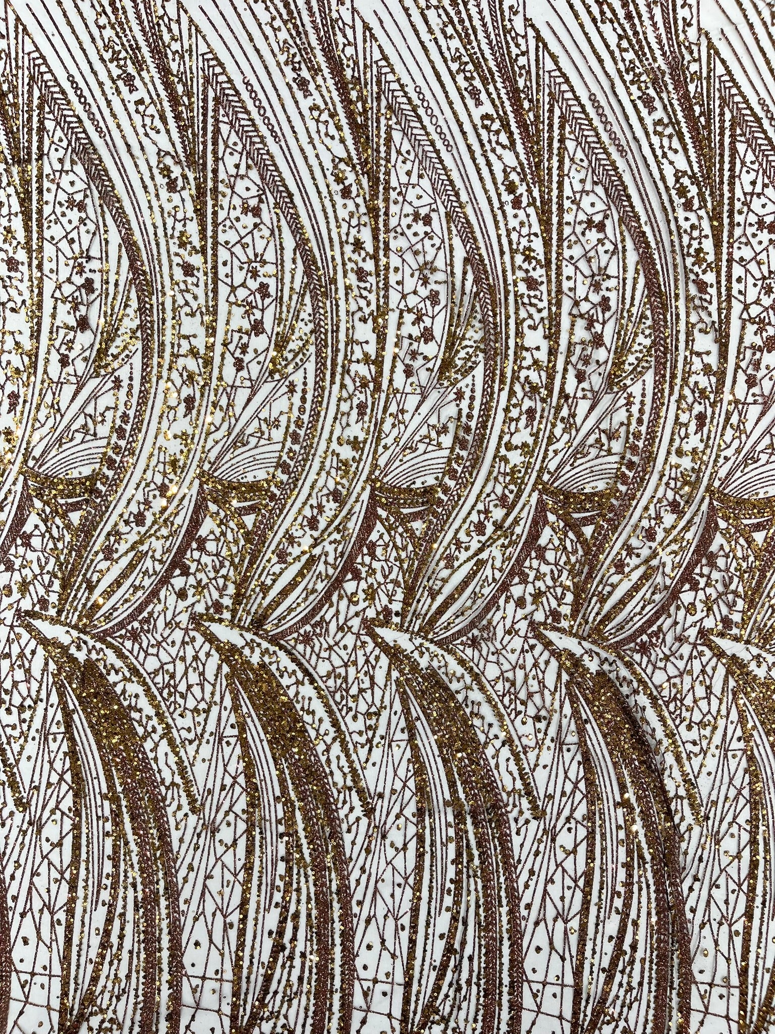 Geometric Fashion Glitter Design On A Mesh Lace Fabric| 58" Wide| Prom Dresses.