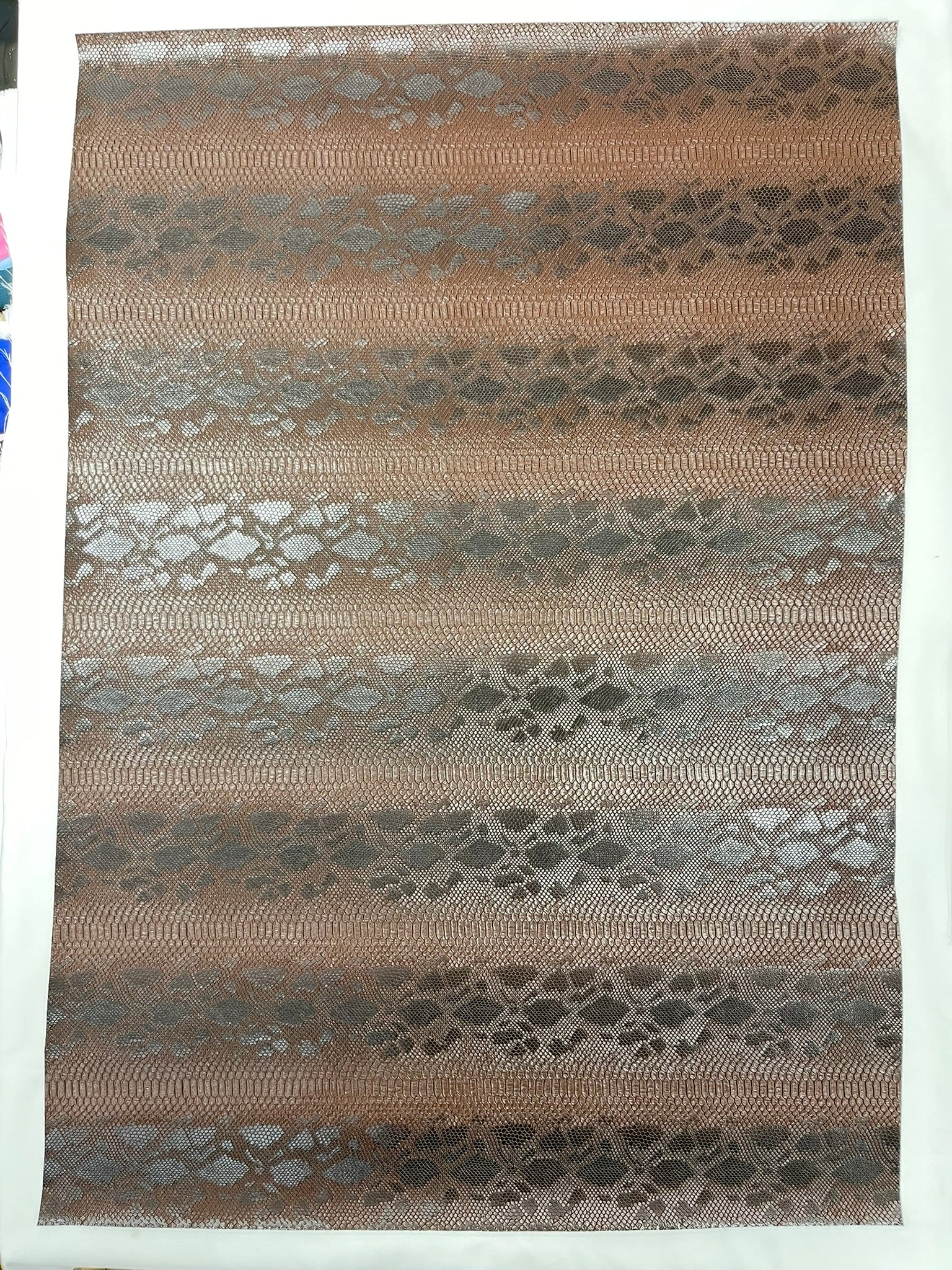 Viper Snake Skin Texture Faux Leather Fabric| 54" Wide| Upholstery| Bags.