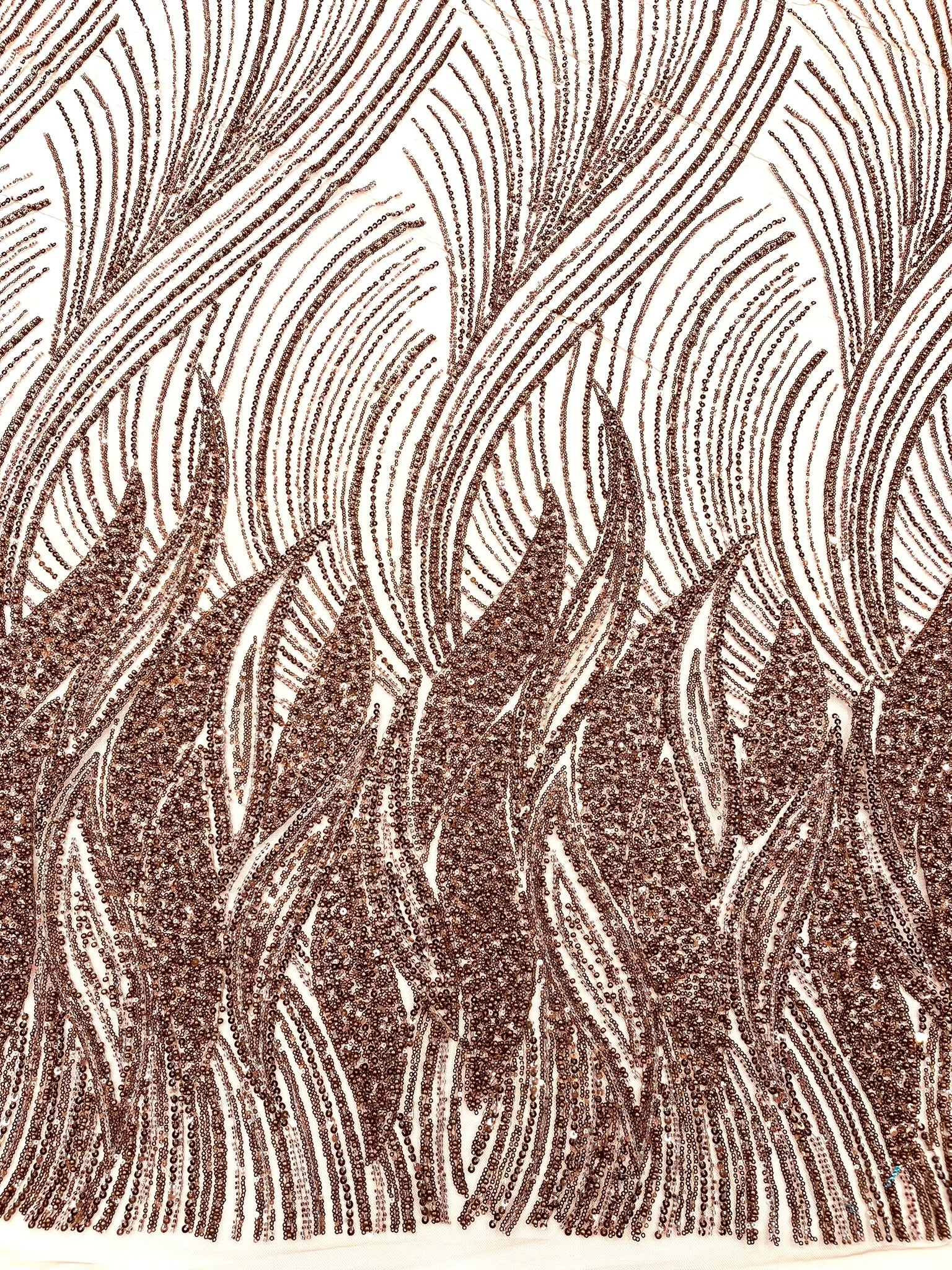 Flame Fashion Beaded Lace Fabric| Prom| Wedding| By The Yard.