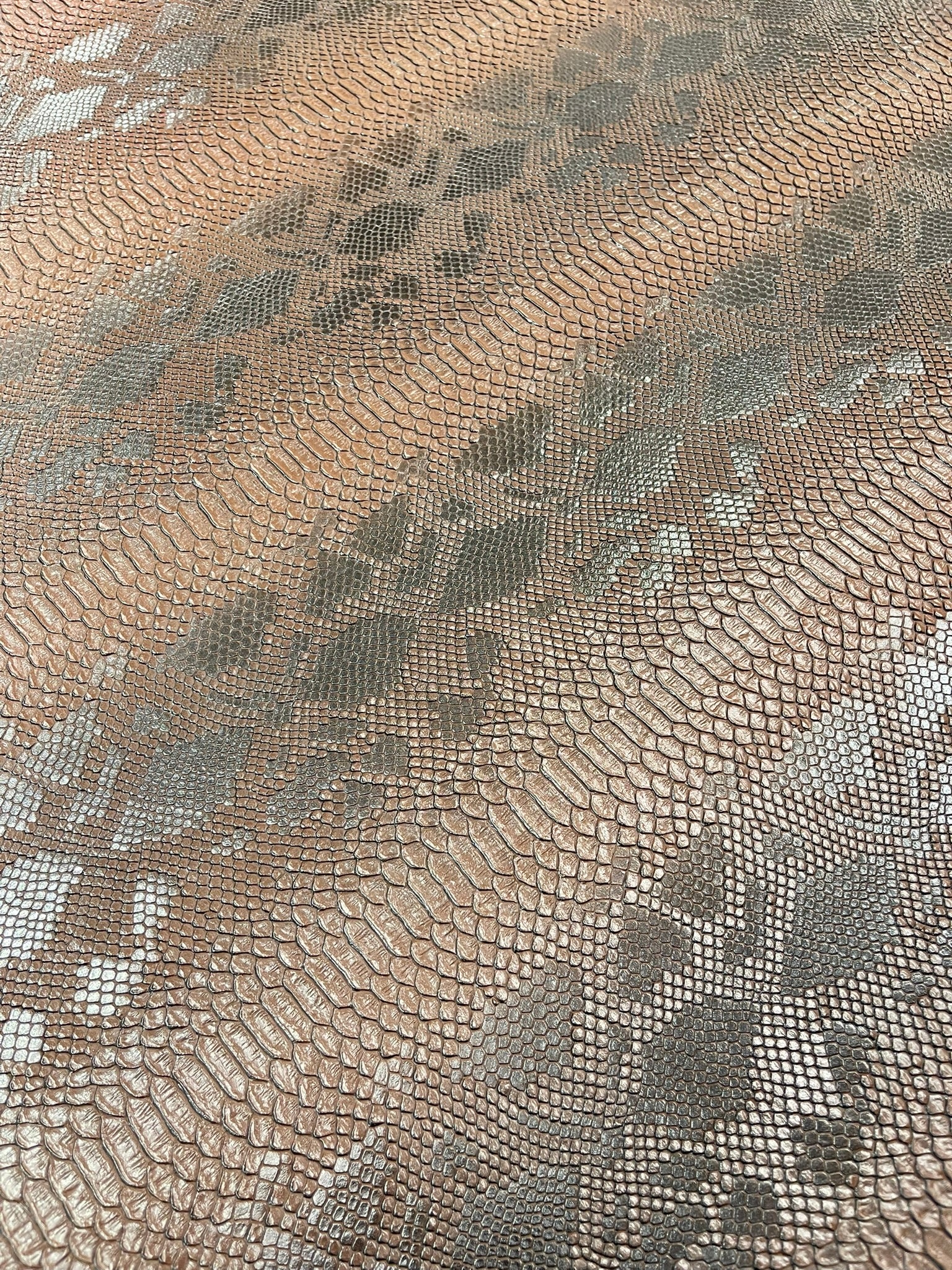 Viper Snake Skin Texture Faux Leather Fabric| 54" Wide| Upholstery| Bags.