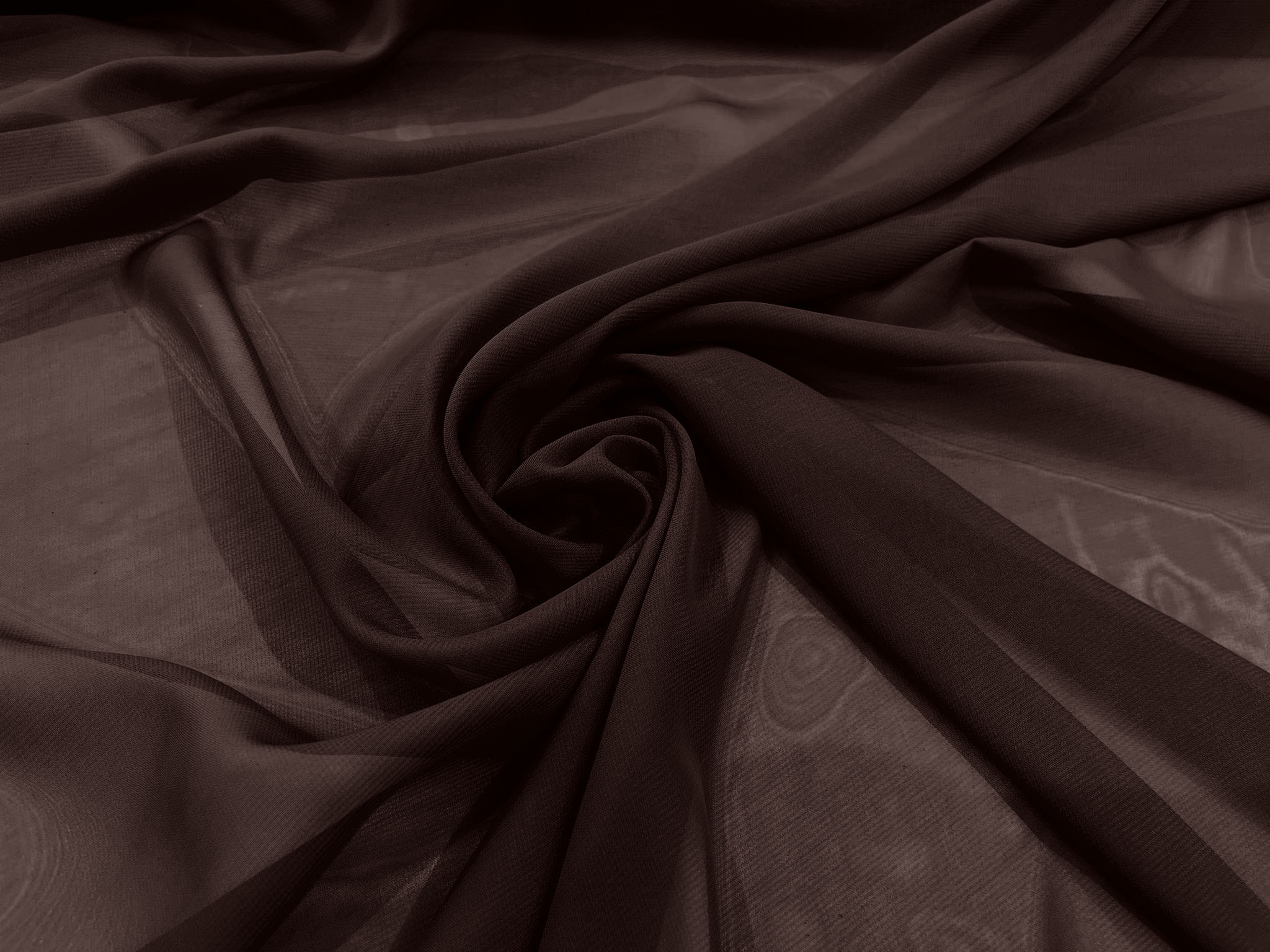 58/60" Wide 100% Polyester Soft Light Weight, Sheer, See Through Chiffon Fabric Sold By The Yard.