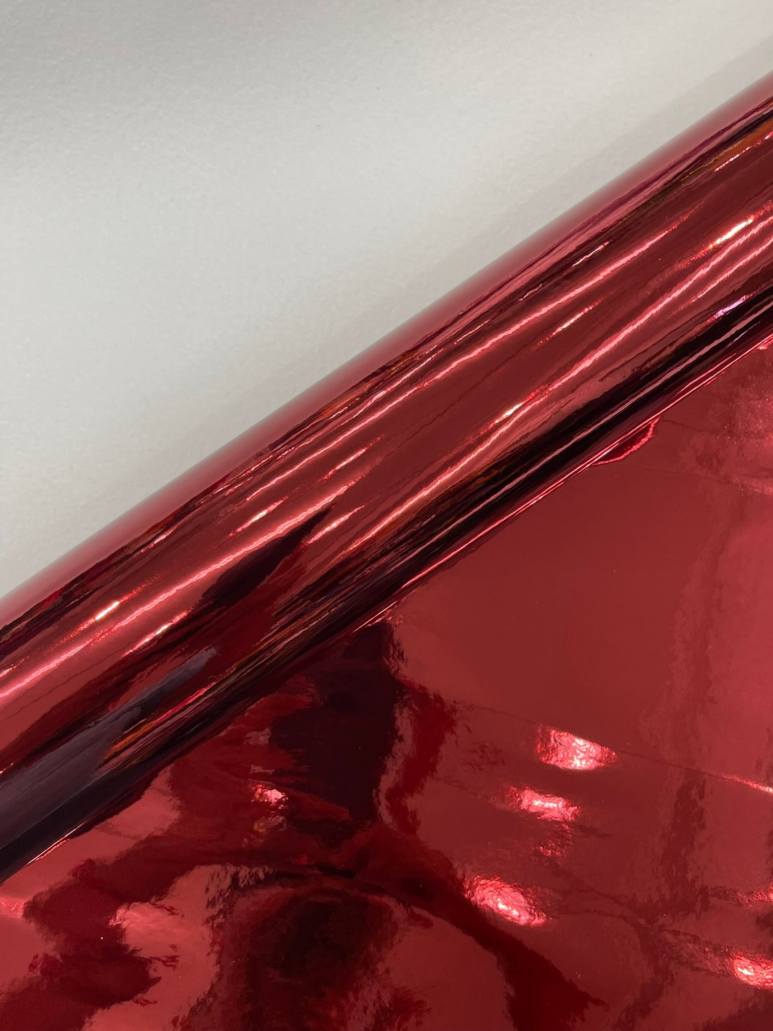 Chrome Mirror Reflective Vinyl Fabric / Crafting Apparel Upholstery Vinyl Fabric 54" Wide