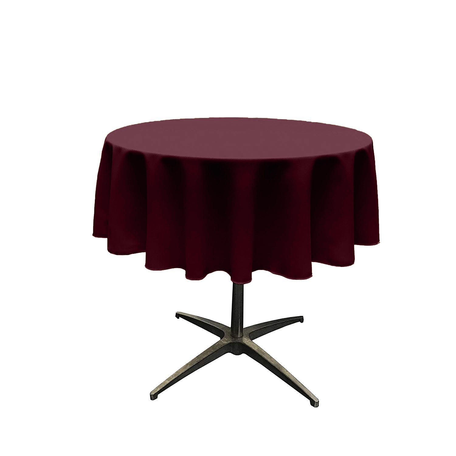 51" Round Polyester Poplin Tablecloth - Choose Size Below.