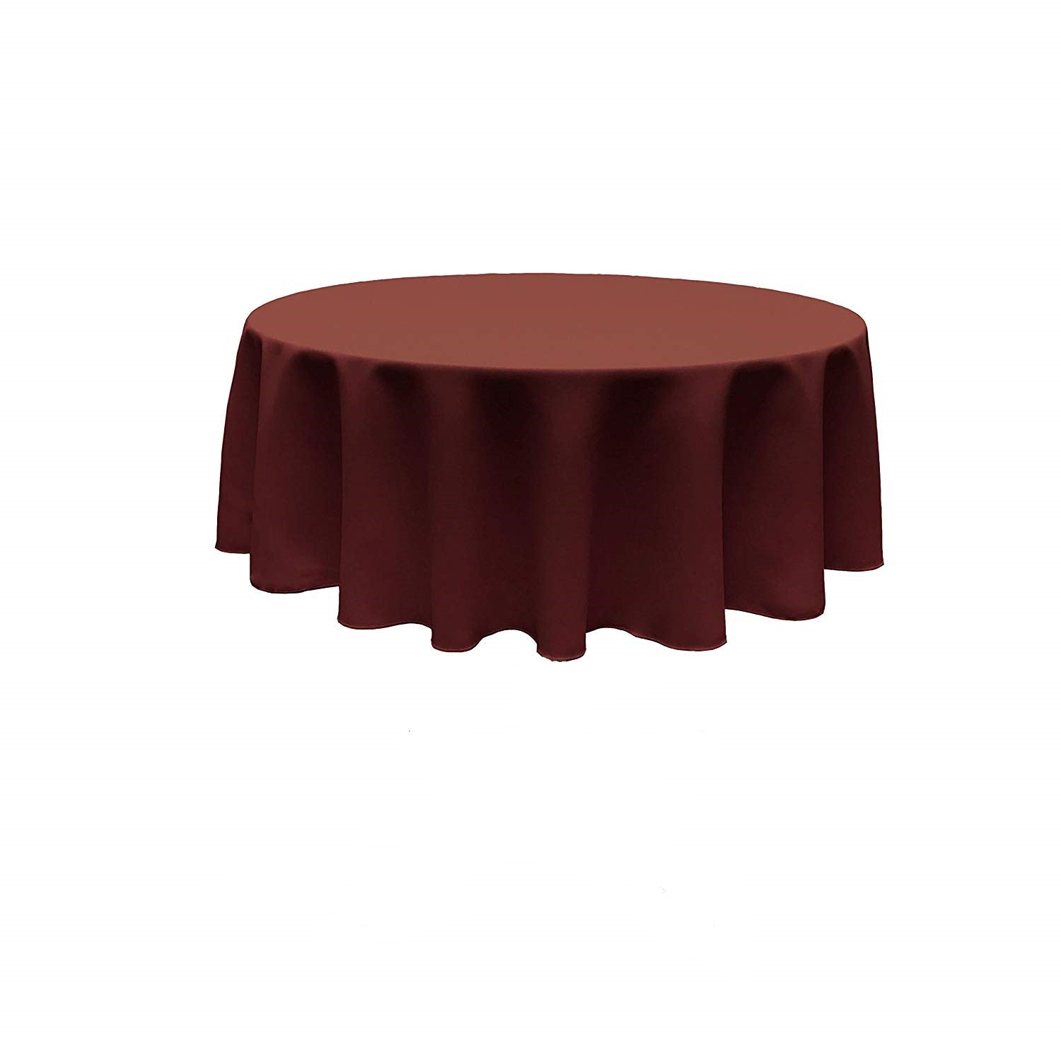 96" Round Seamless Tablecloth Polyester Poplin / Party Supply / Choose Size Below