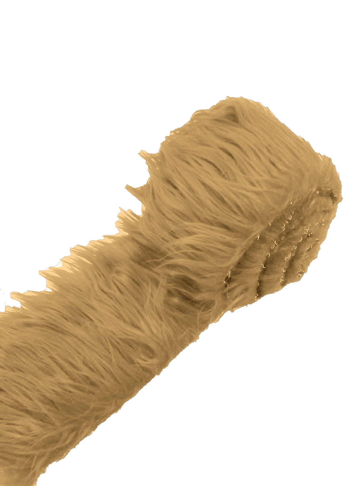 Long Pail Soft Faux Fur Fabric STRIP for Fur suit.