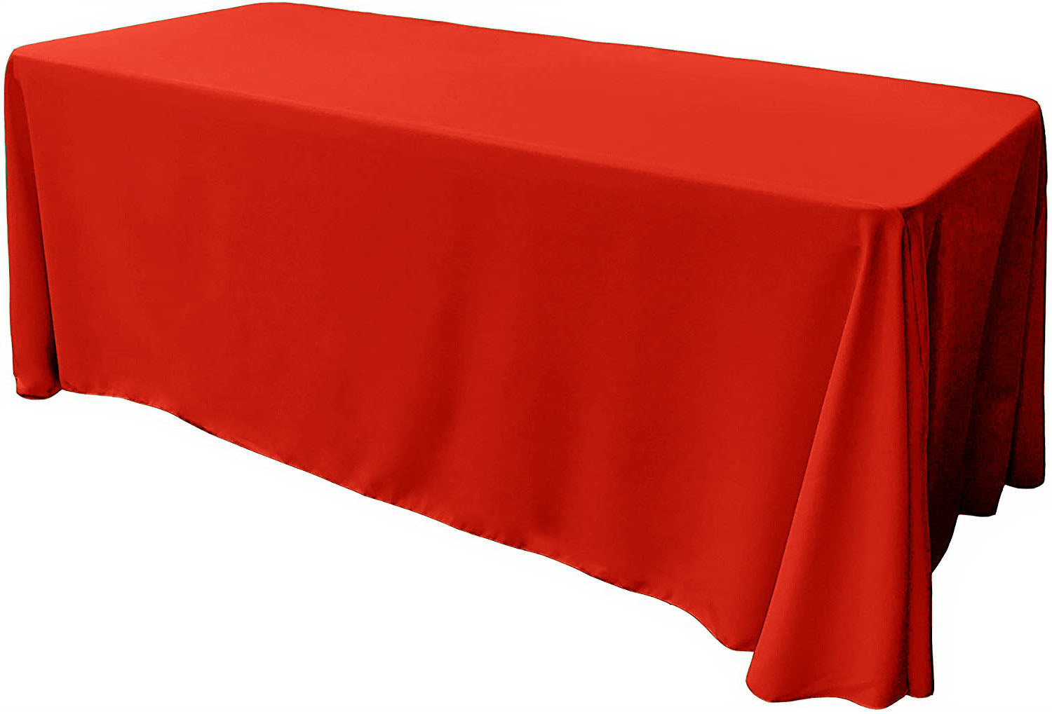 90" X 132" Rectangular Tablecloth Polyester Poplin / Party Supply / Choose Size Below.