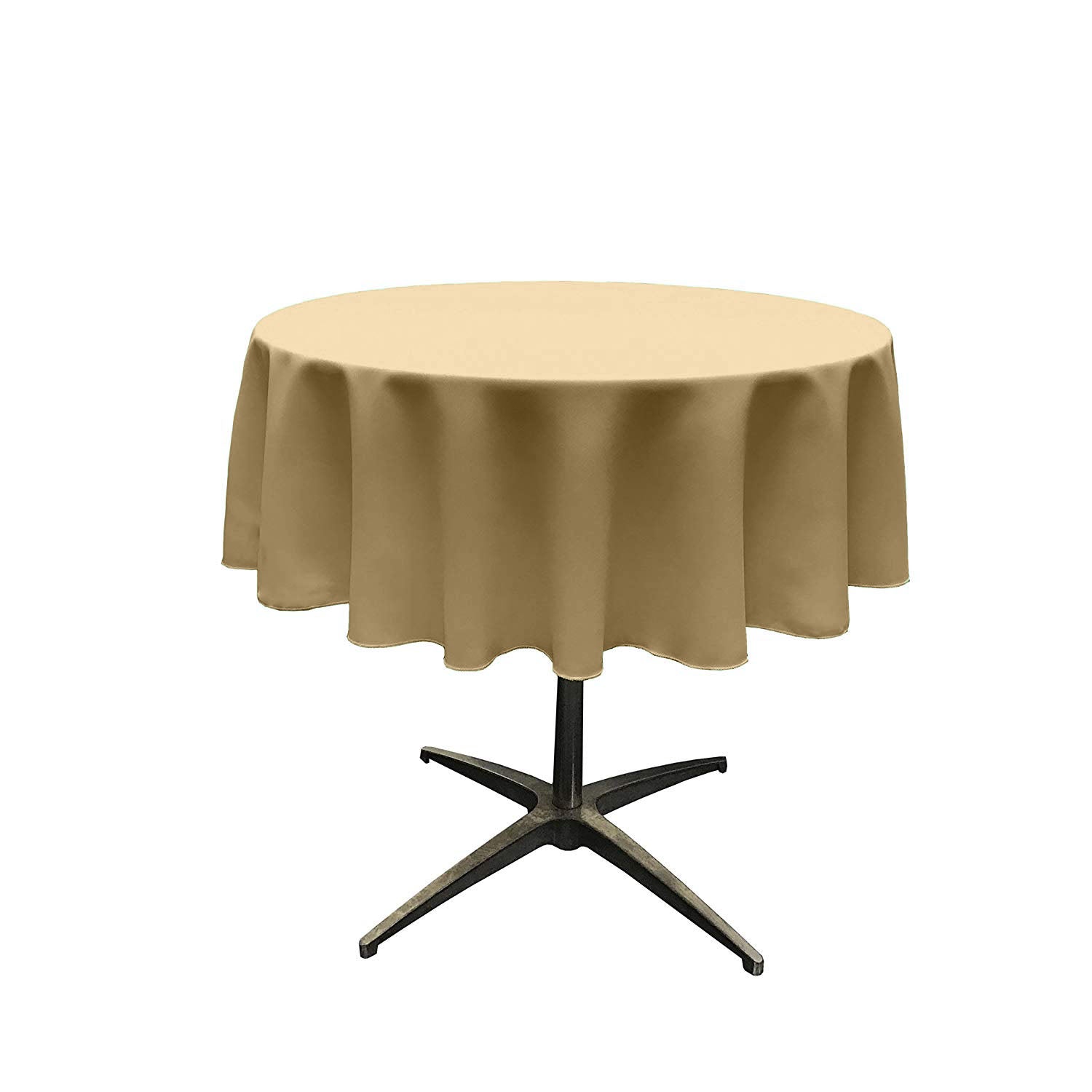 51" Round Polyester Poplin Tablecloth - Choose Size Below.