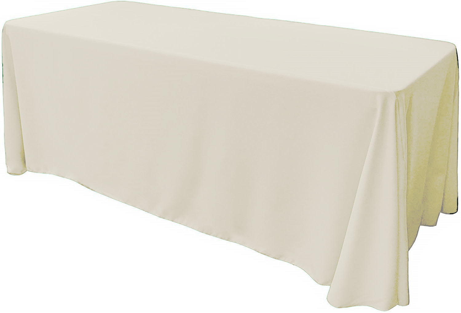 90" X 132" Rectangular Tablecloth Polyester Poplin / Party Supply / Choose Size Below.