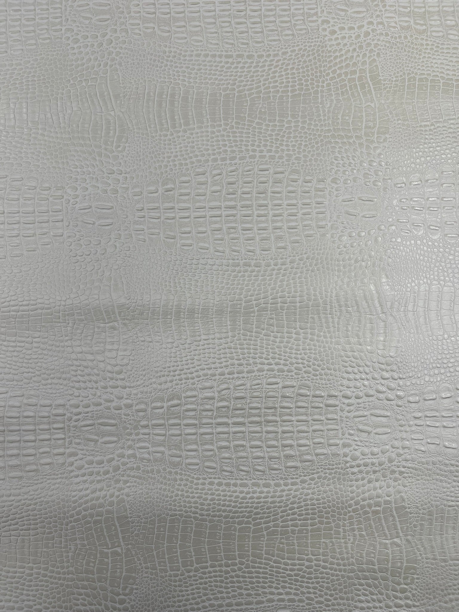 Crocodile Marine Vinyl 2 tone Upholstery, Crocodile Skin Texture Faux Leather PVC Vinyl, 54" Wide.