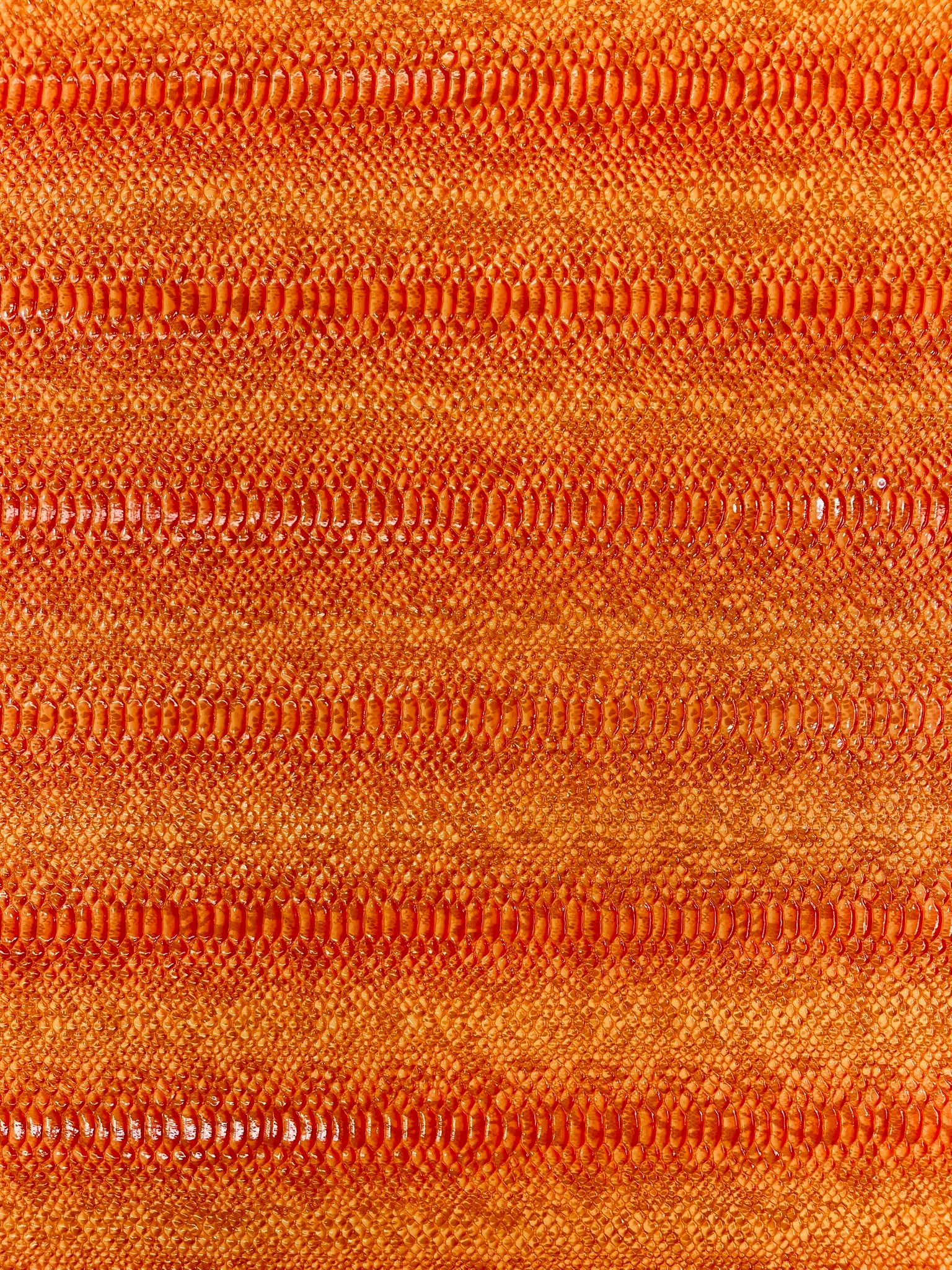 Cobra Snake Shiny Vinyl 3D Embossed Fabric / 2 Tone Cobra Snake Vinyl Leather 54" Wide