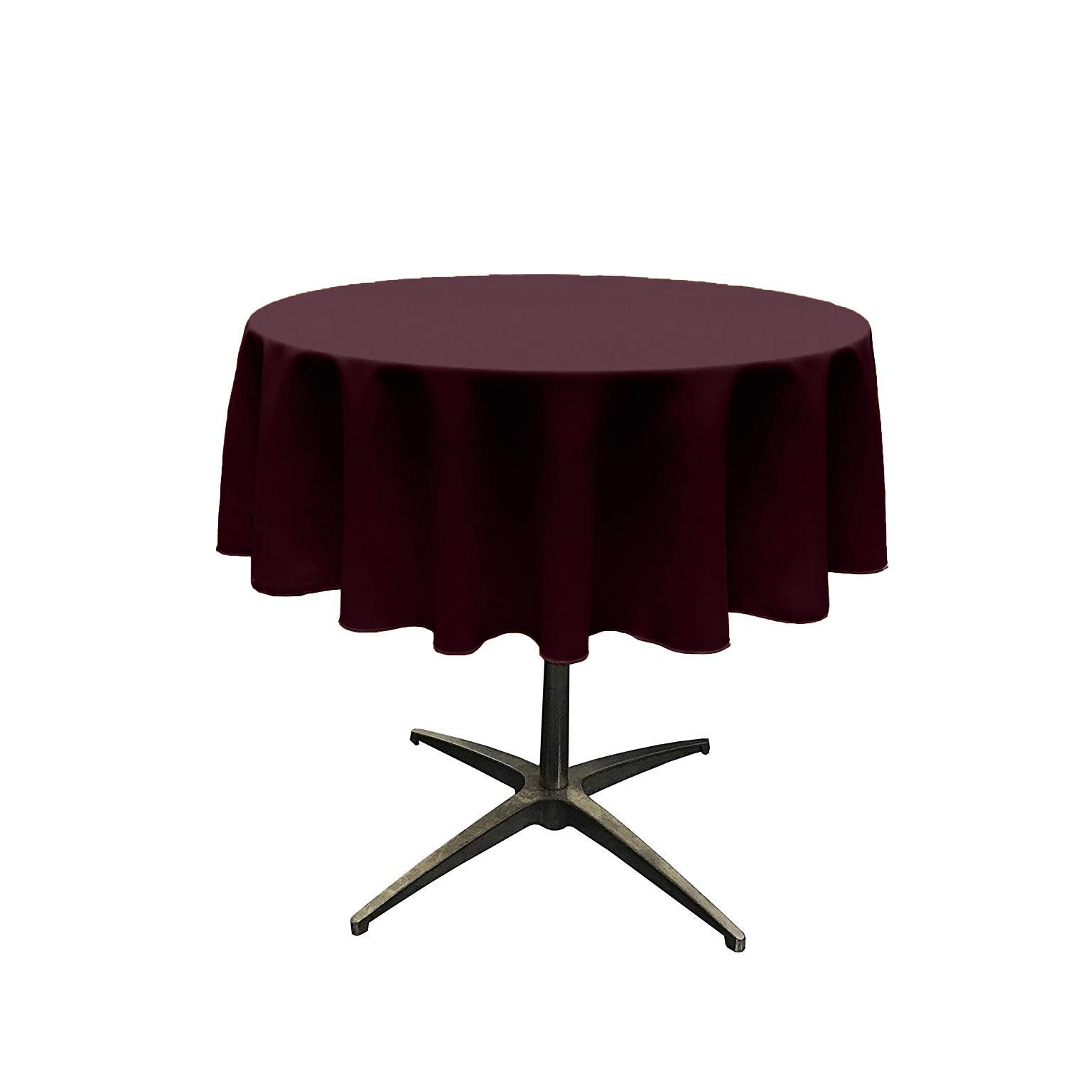 48" Round Polyester Poplin Tablecloth - Choose Size Below.