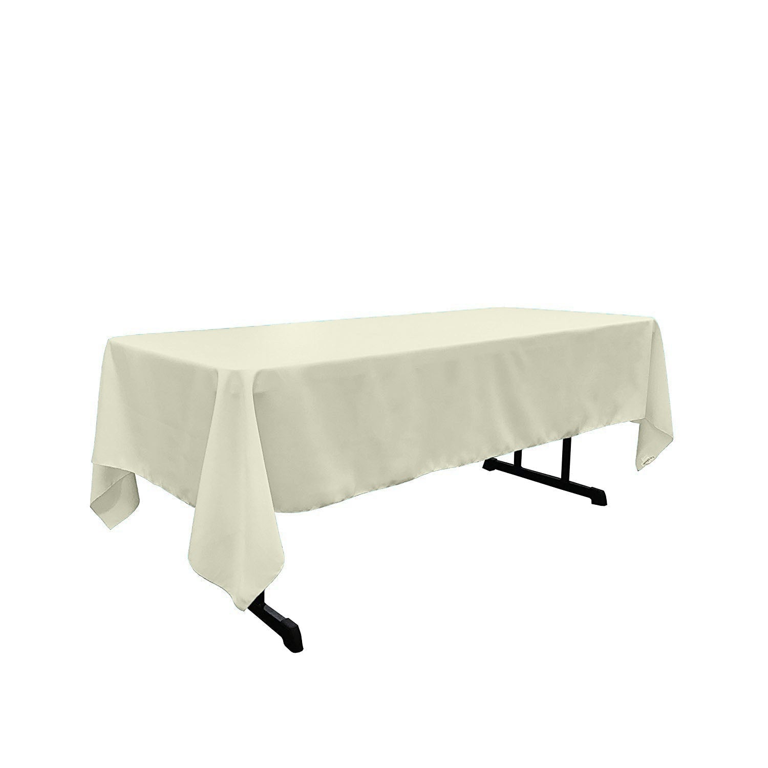 60" X 102" Rectangular Tablecloth Polyester Poplin / Party Supply / Choose Size Below.