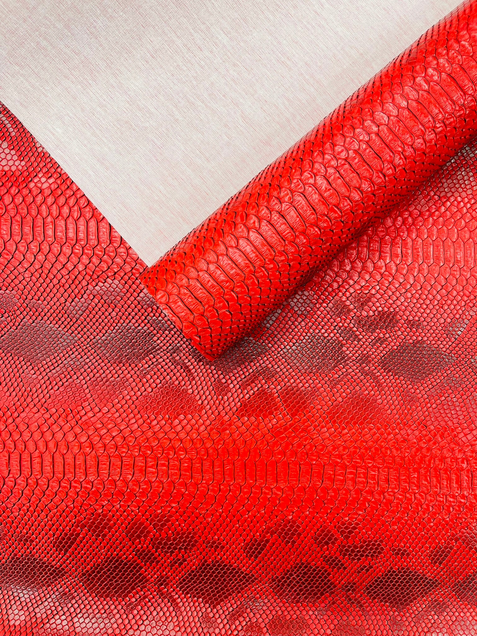 Viper Snake Skin Texture Faux Leather Fabric| 54" Wide| Upholstery| Bags.