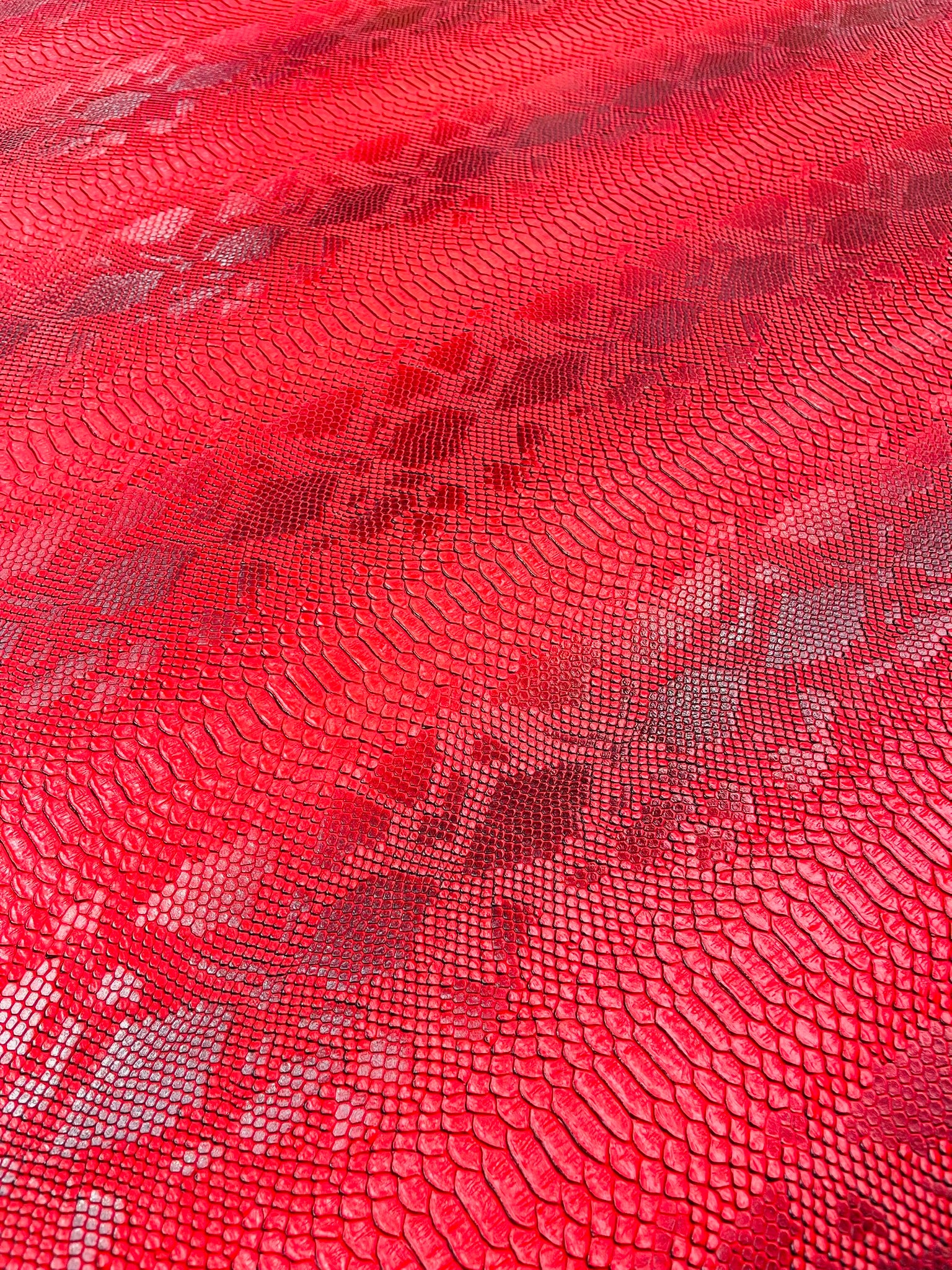 Viper Snake Skin Texture Faux Leather Fabric| 54" Wide| Upholstery| Bags.