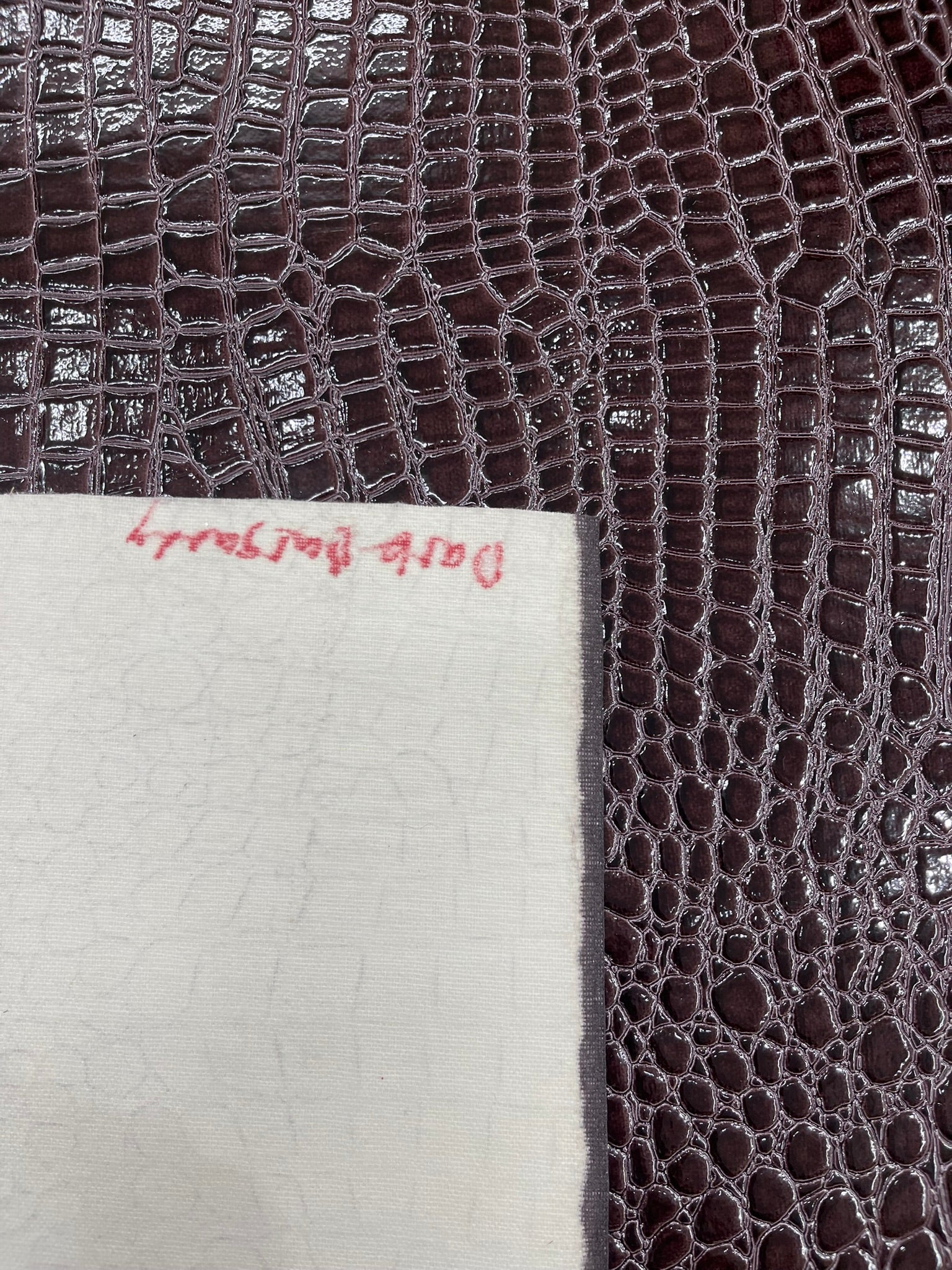 Shiny Alligator 3D Embossed Vinyl Fabric, 54" Wide Upholstery Crafting Accessories Applications