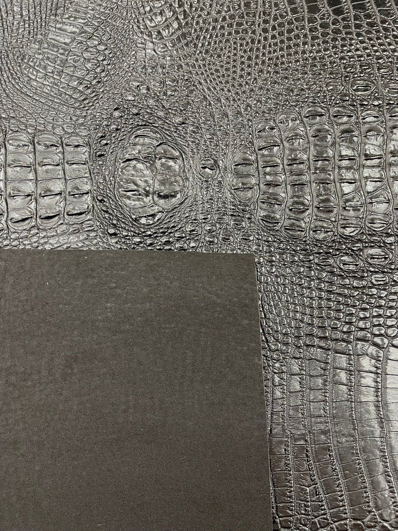 Florida Gator 3D Embossed Vinyl Fabric / 2 Tone Crocodile Vinyl Leather 54" Wide