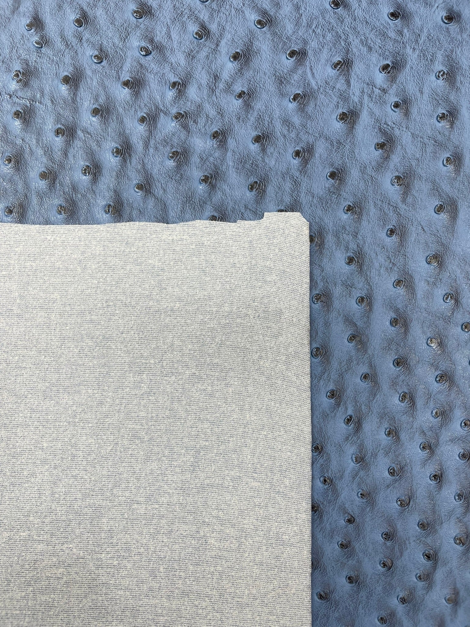 Classic Ostrich Upholstery Vinyl Fabric / Faux Leather Accessories Crafting Apparel Upholstery Vinyl Fabric 54" Wide.