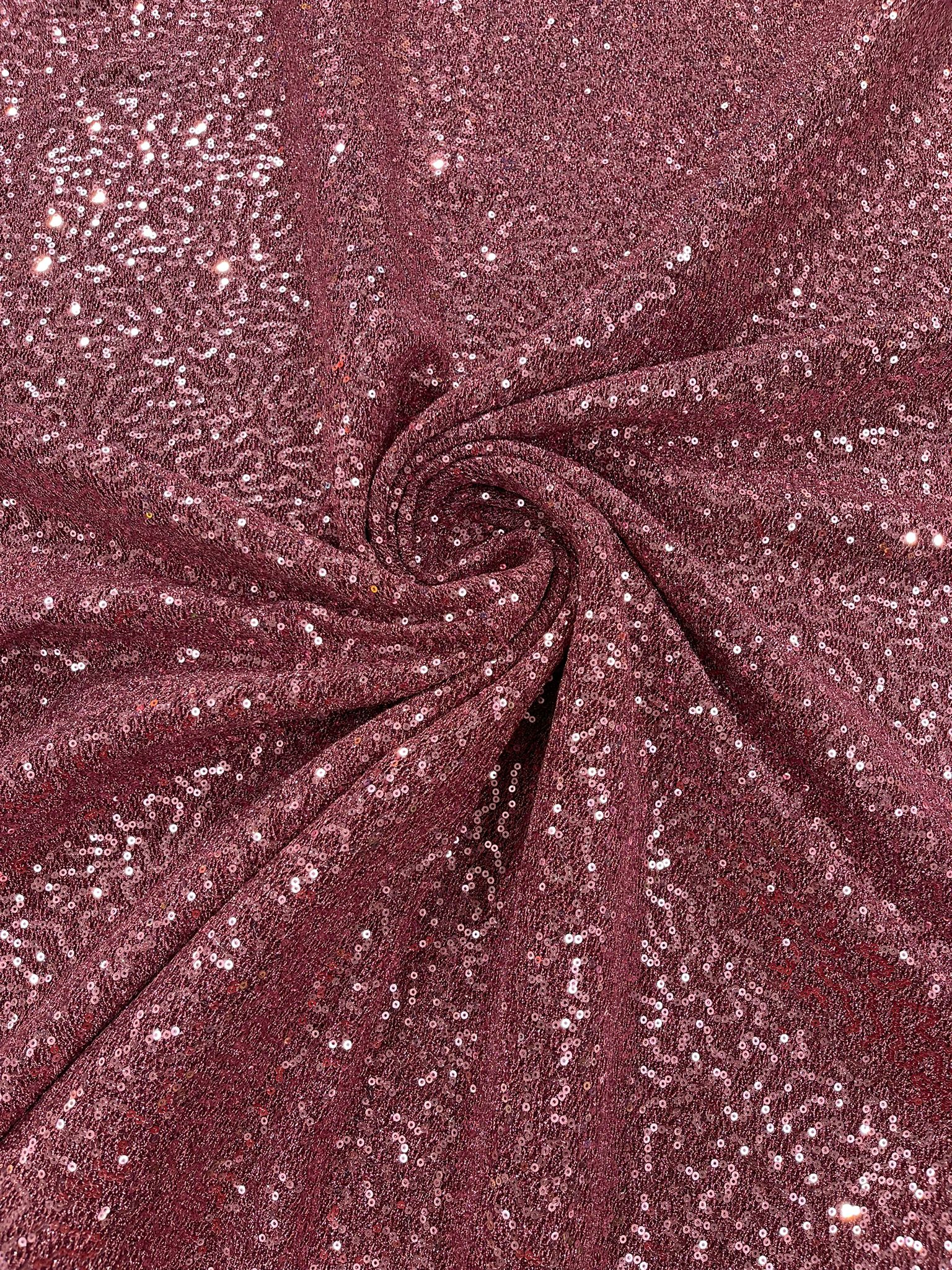 METALLIC TINSEL STRETCH LUREX SEQUIN FABRIC.