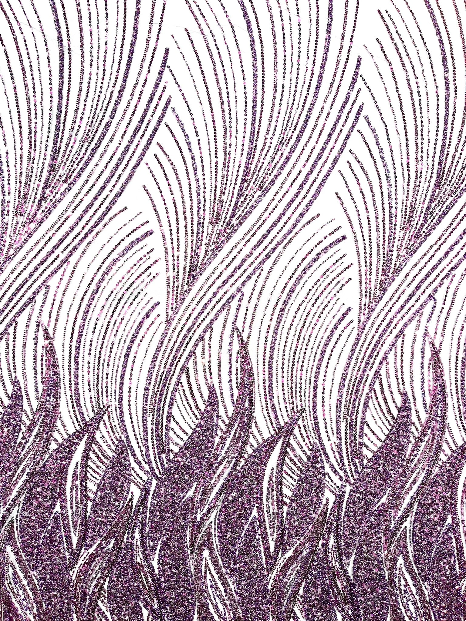Flame Fashion Beaded Lace Fabric| Prom| Wedding| By The Yard.