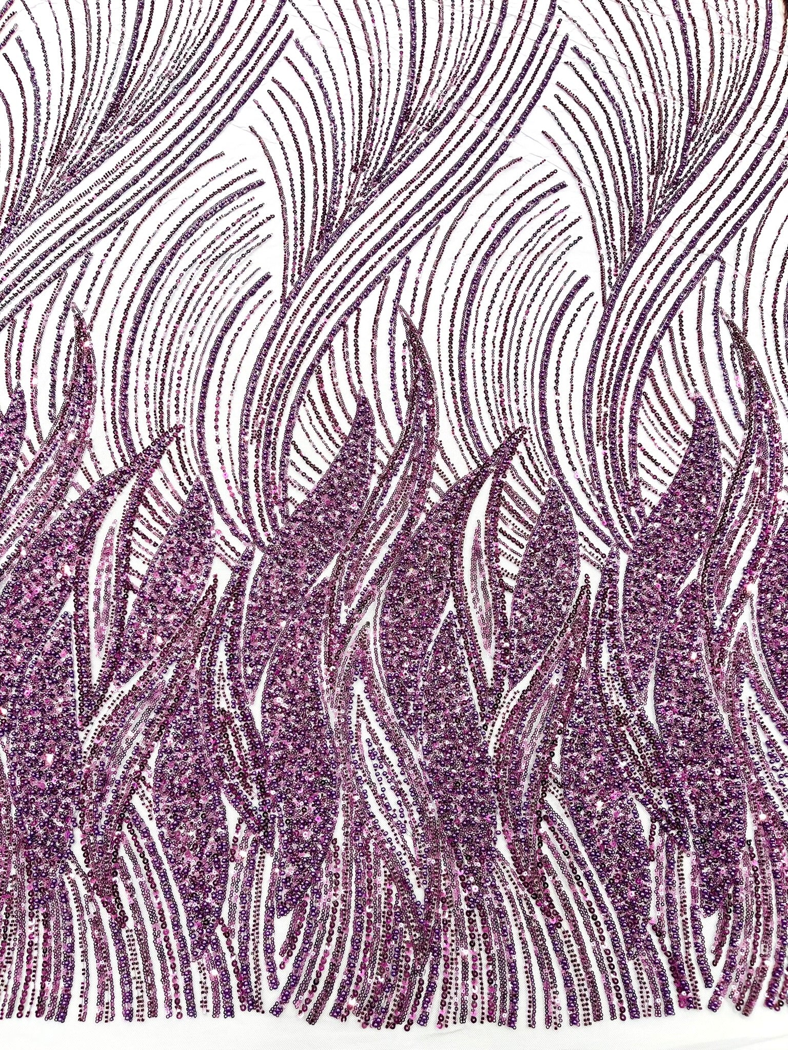 Flame Fashion Beaded Lace Fabric| Prom| Wedding| By The Yard.