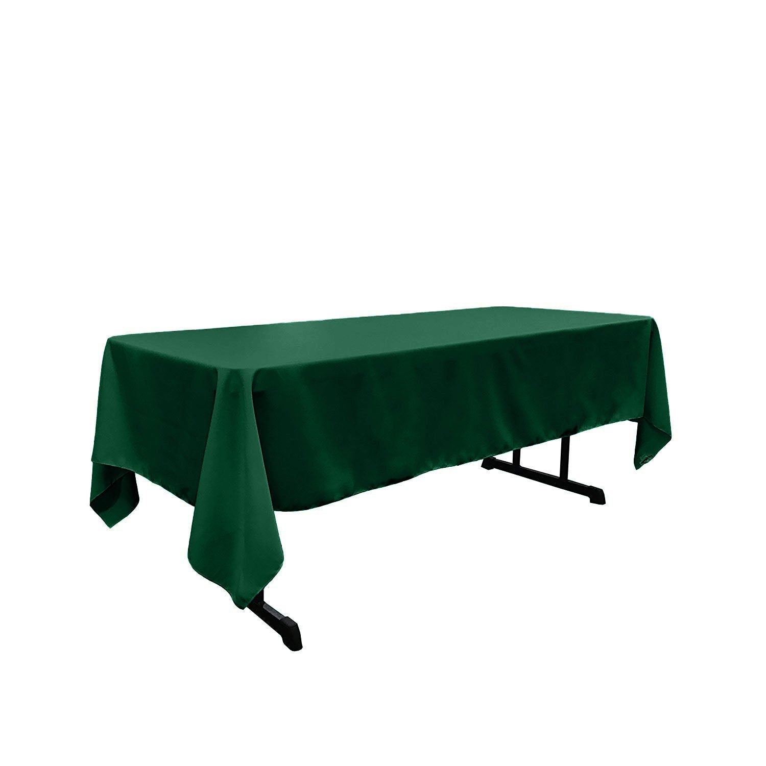 60" X 102" Rectangular Tablecloth Polyester Poplin / Party Supply / Choose Size Below.