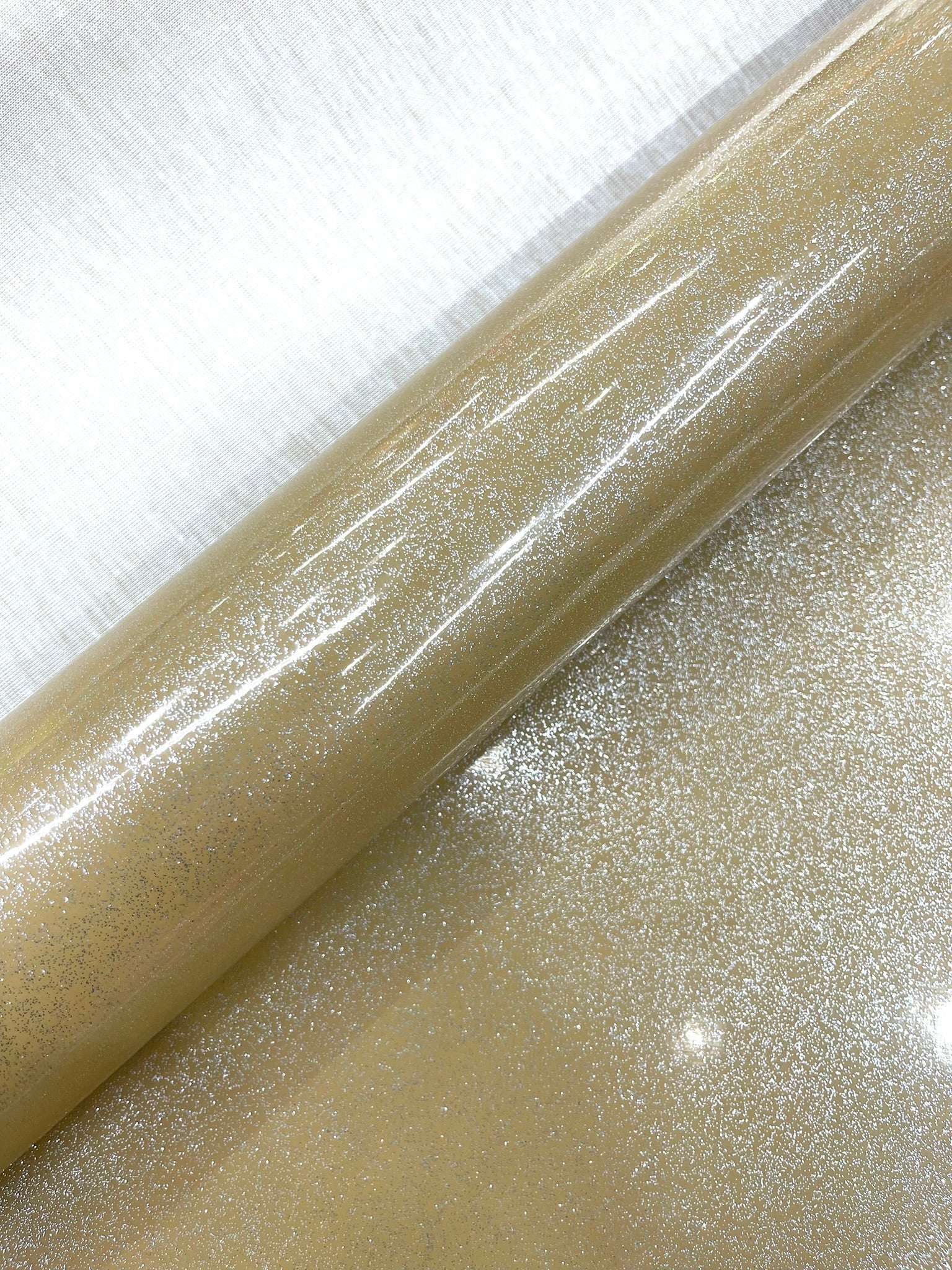 Ultra Sparkle Glitter Upholstery Vinyl Fabric / Crafting Apparel Upholstery Vinyl Fabric 54" Wide.