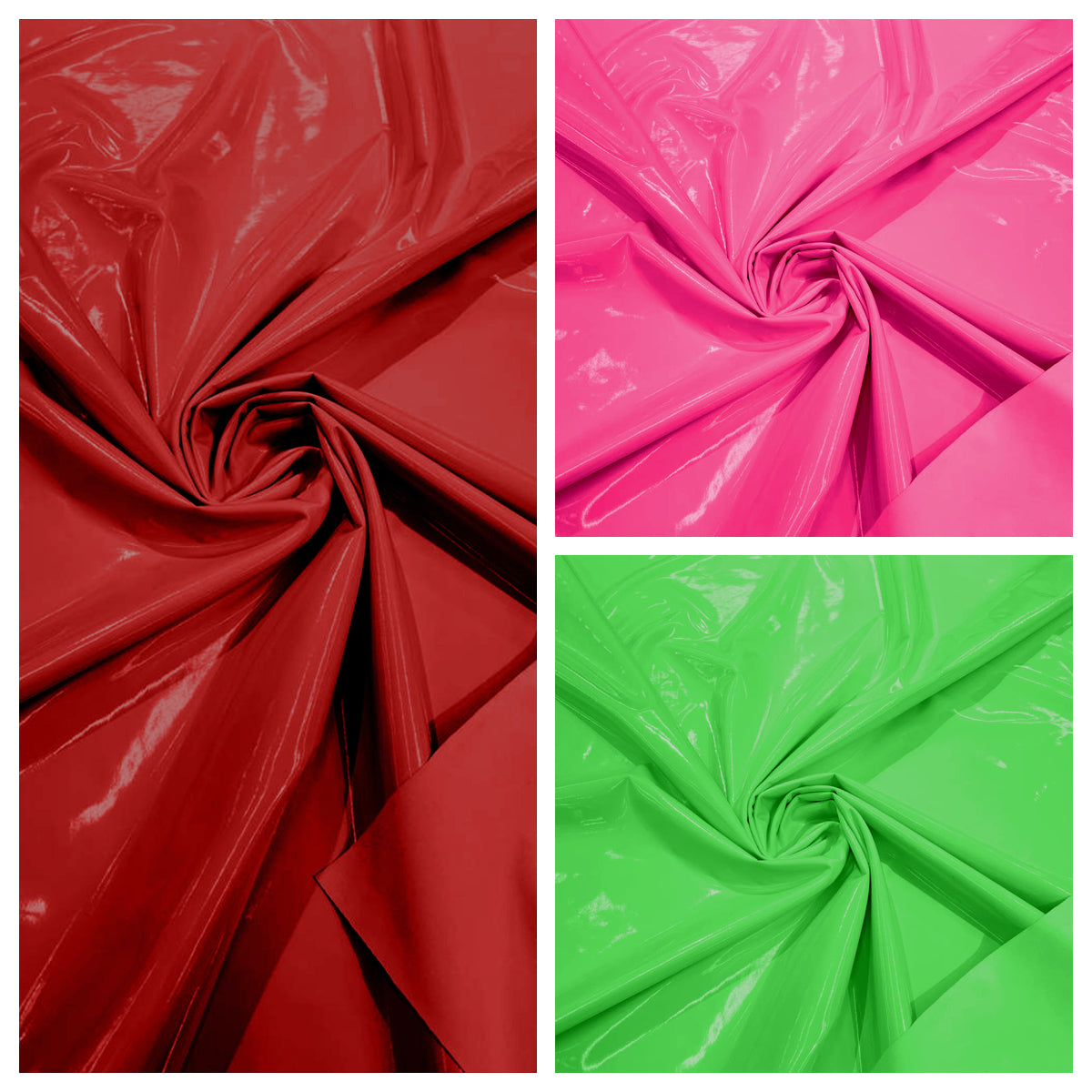 Spandex Shiny Vinyl Fabric (Latex Stretch) - Sold By The Yard