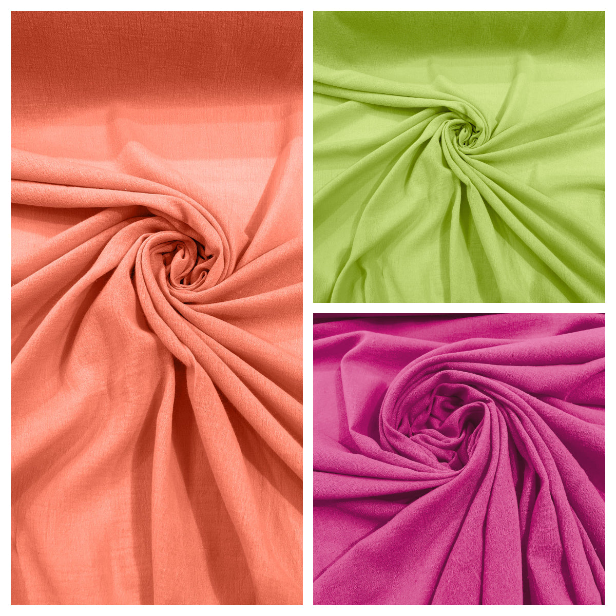 Cotton Gauze Fabric 100% Cotton 48/50" inches Wide Crinkled Lightweight Sold by The Yard.